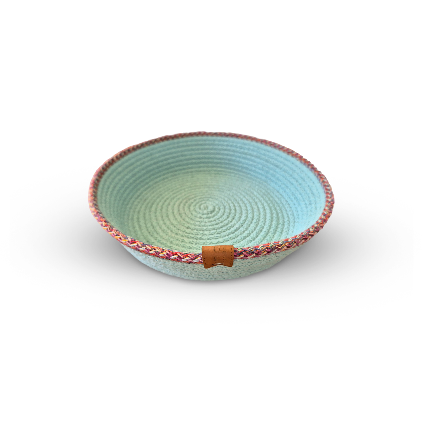 Mint Pink Cotton Rope Basket