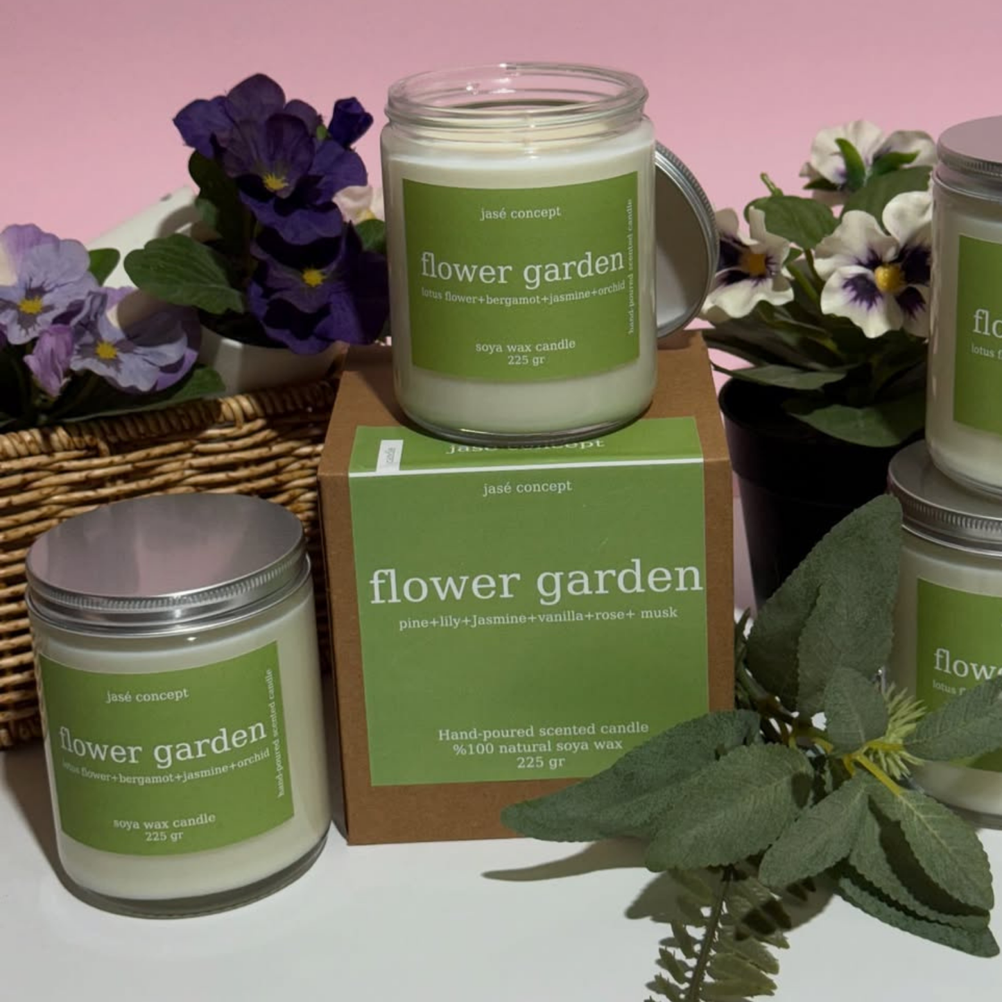 Flower Garden Soy Candle