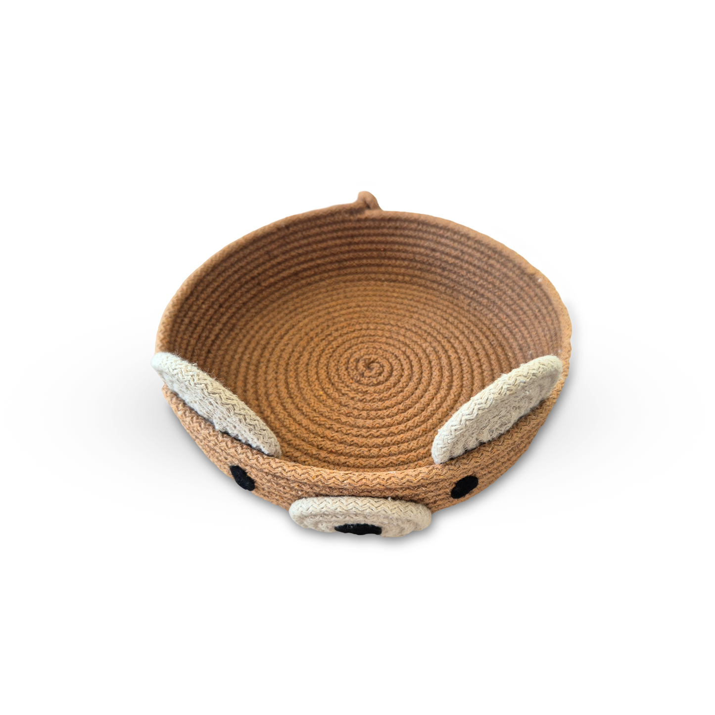 Teddy Brown Cotton Rope Basket