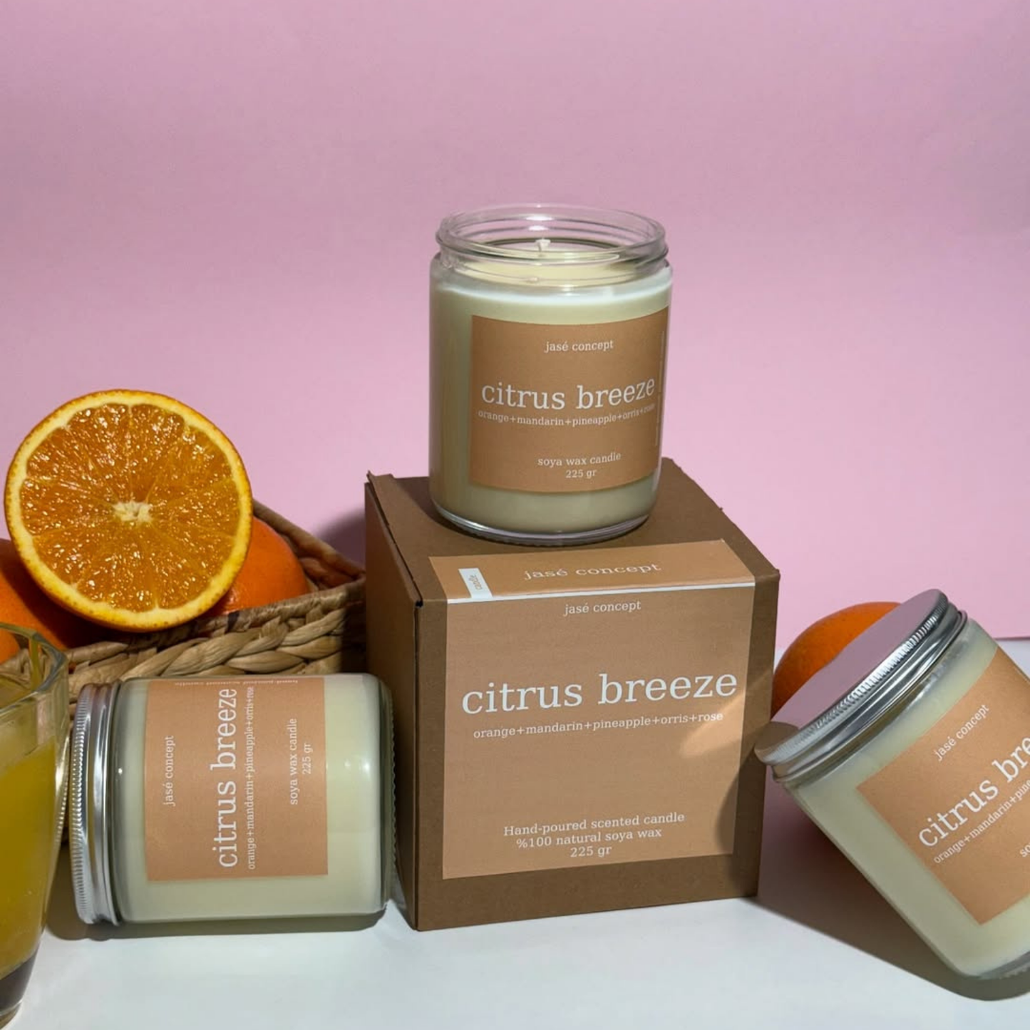 Citrus Breeze Soy Candle