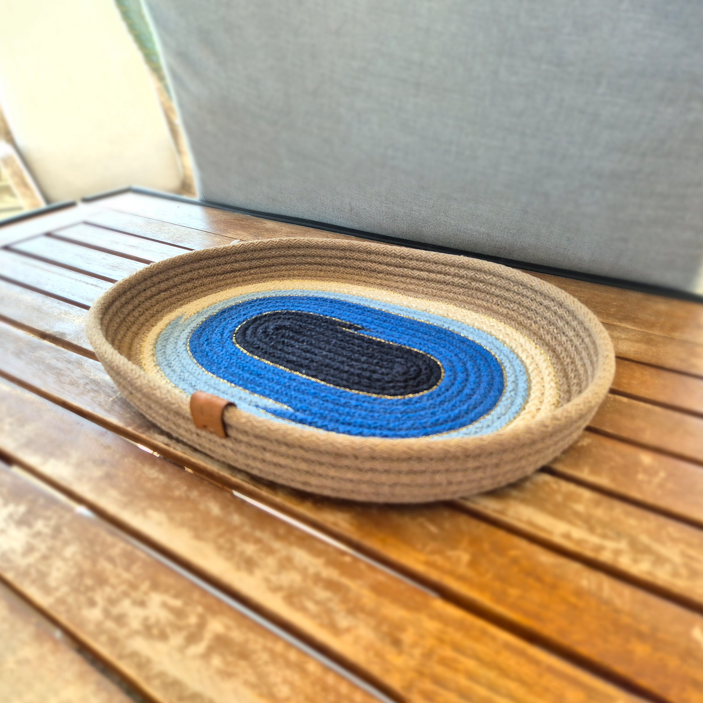Evil Eye III Cotton Rope Basket