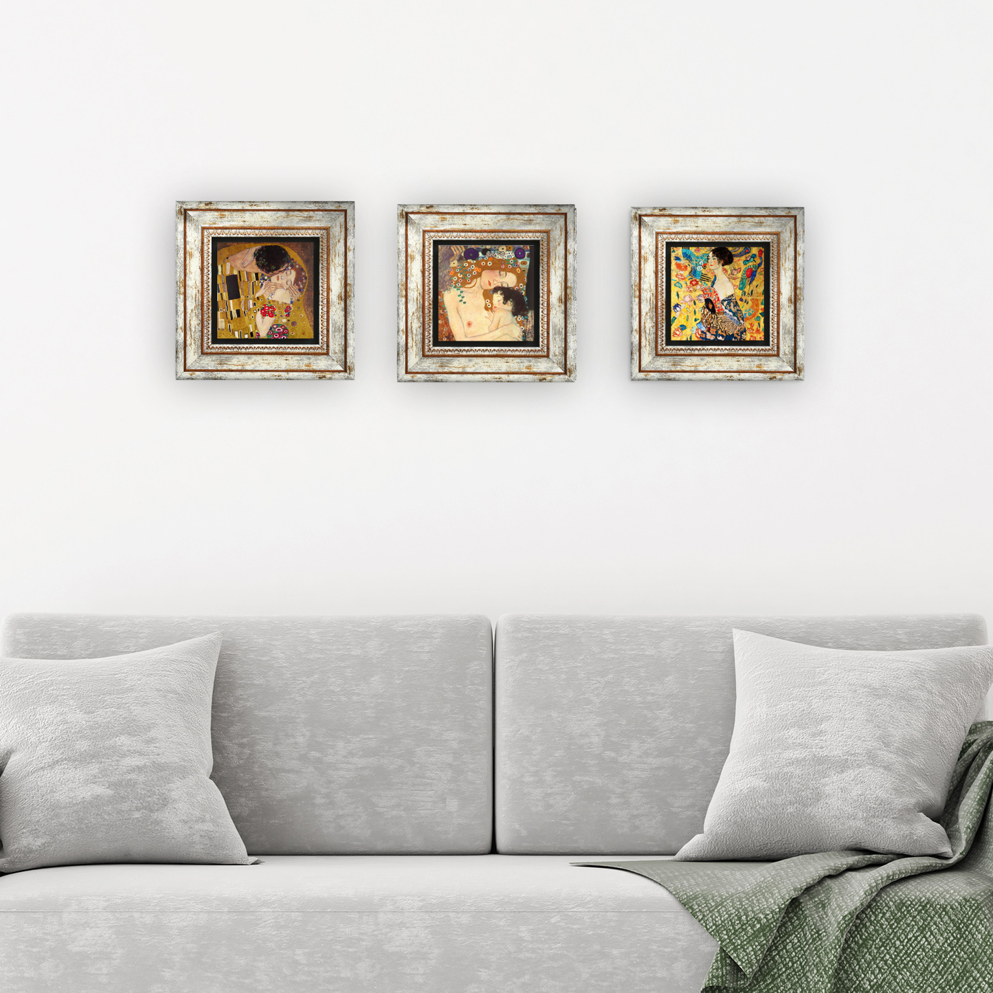Gustav Klimt Vintage Trio