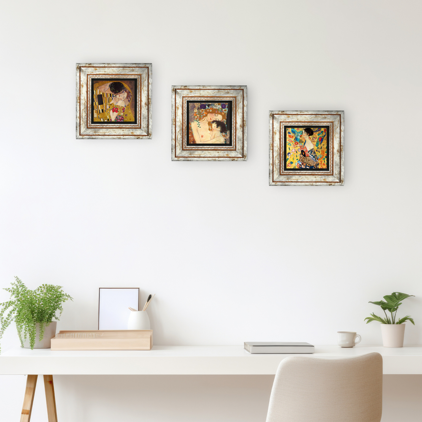 Gustav Klimt Vintage Trio