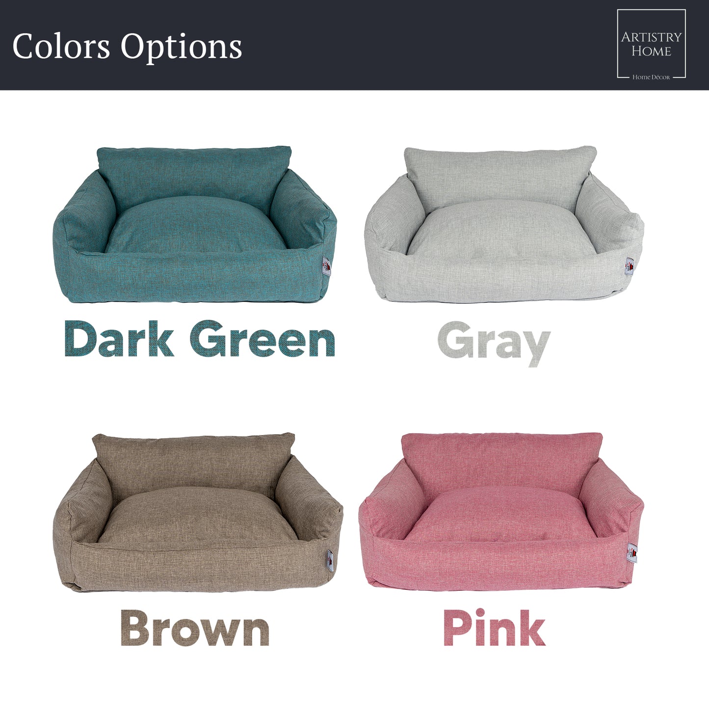 Bergere Pet Bed Brown