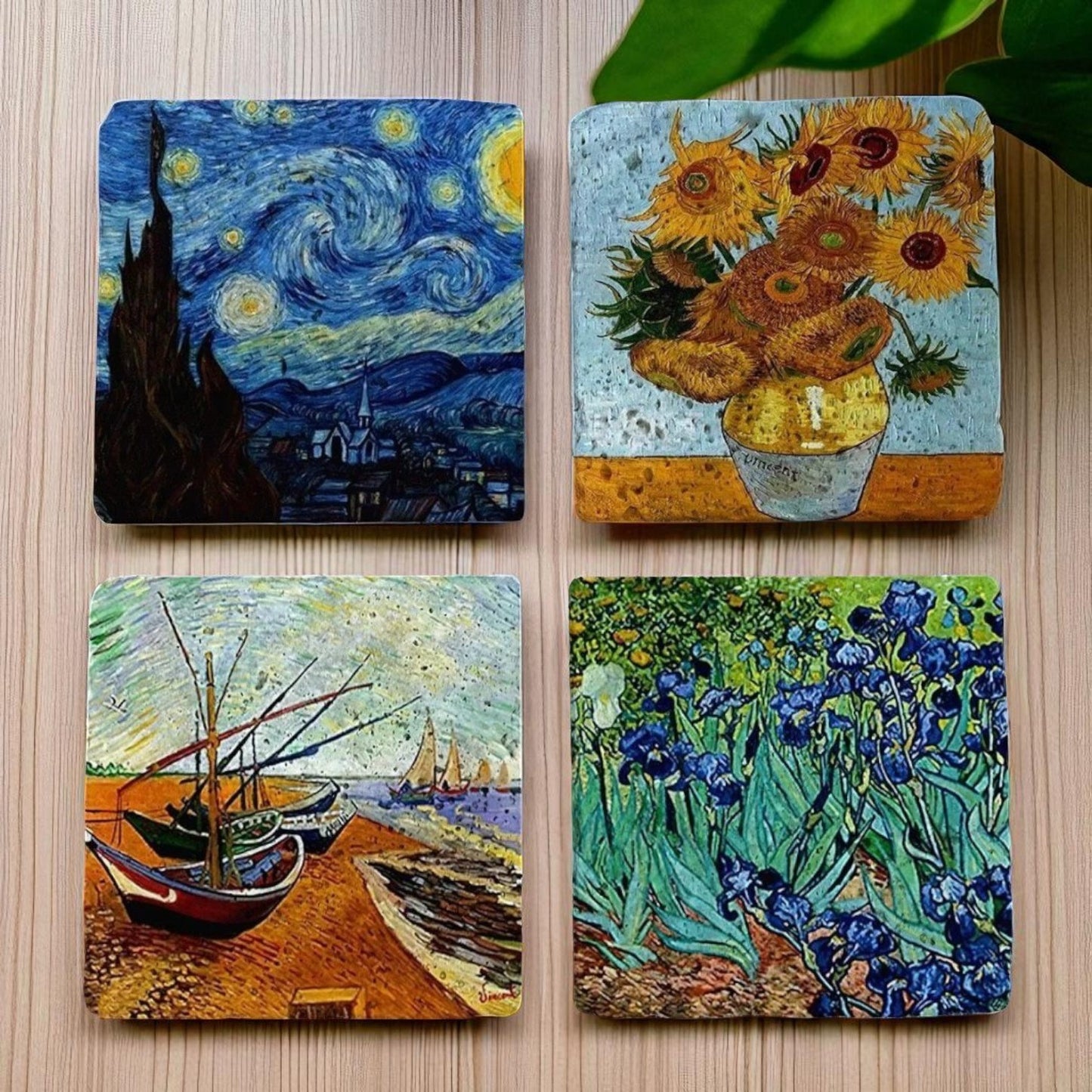Set of 4 Van Gogh Masterpiece Coaster
