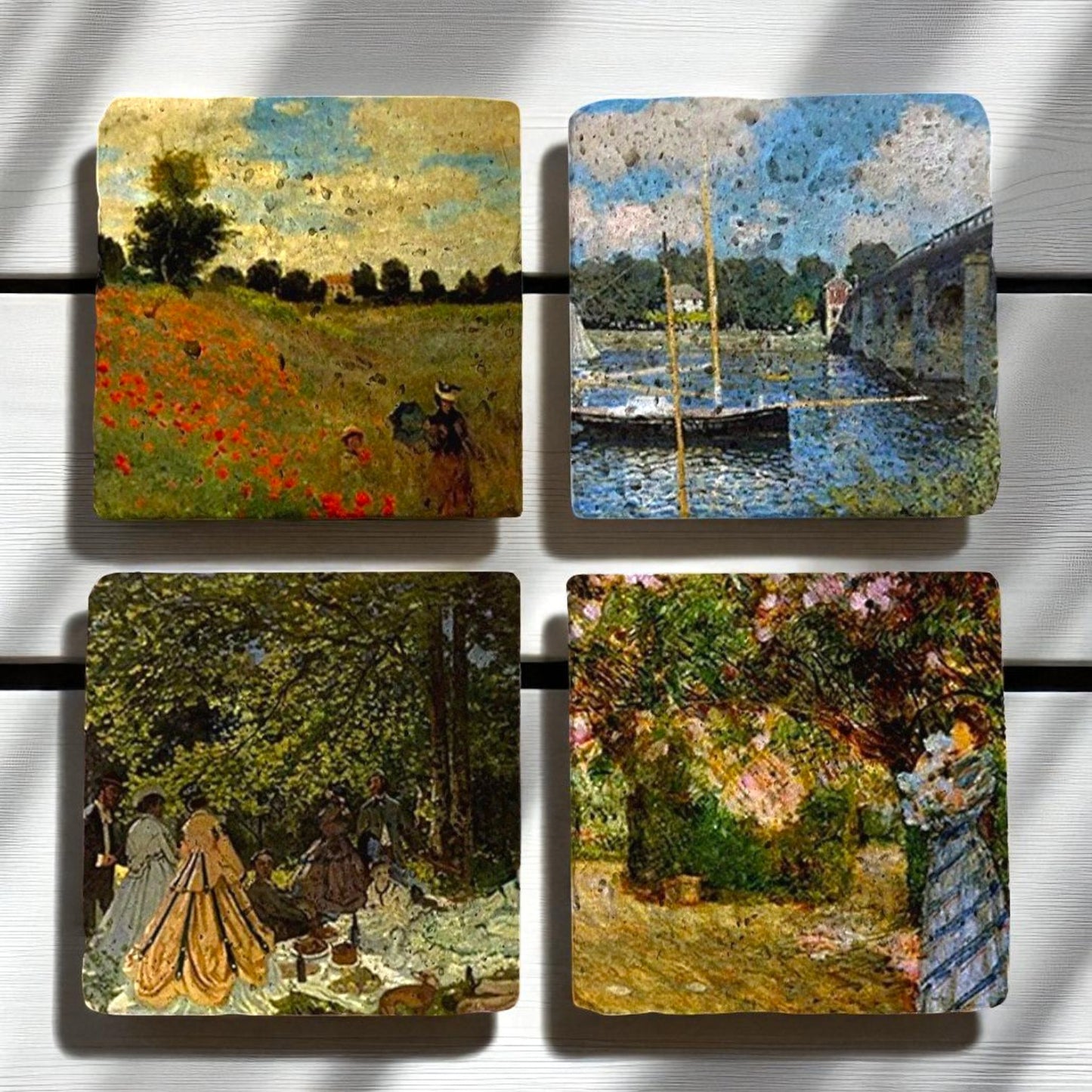 Set of 4 Monet Garden Coaster