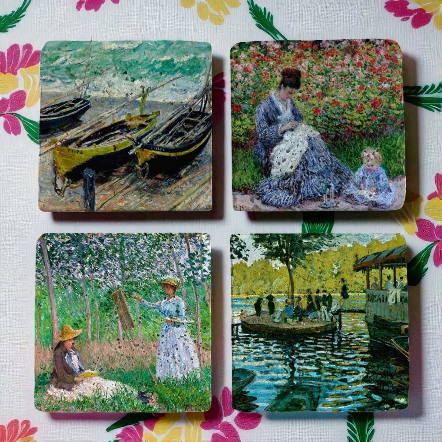 Set of 4 Spring Reverie Coaster