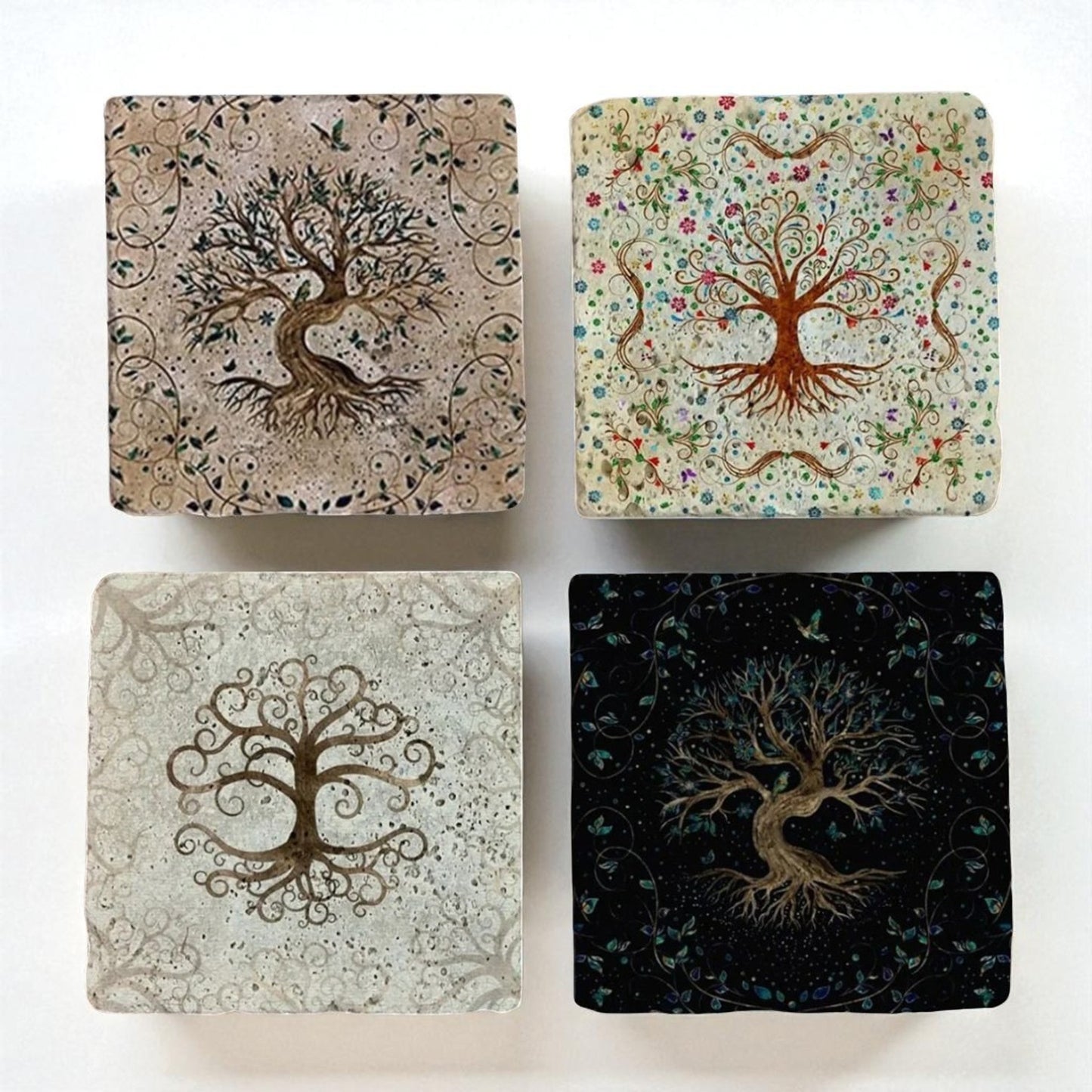 Set of 4 Sacred Roots Coaster