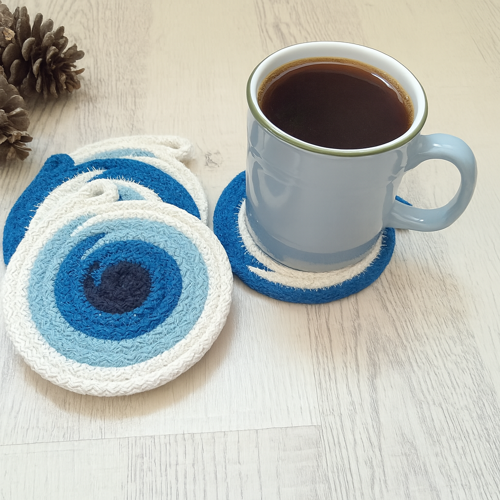 Evil Eye Rope Coaster Set