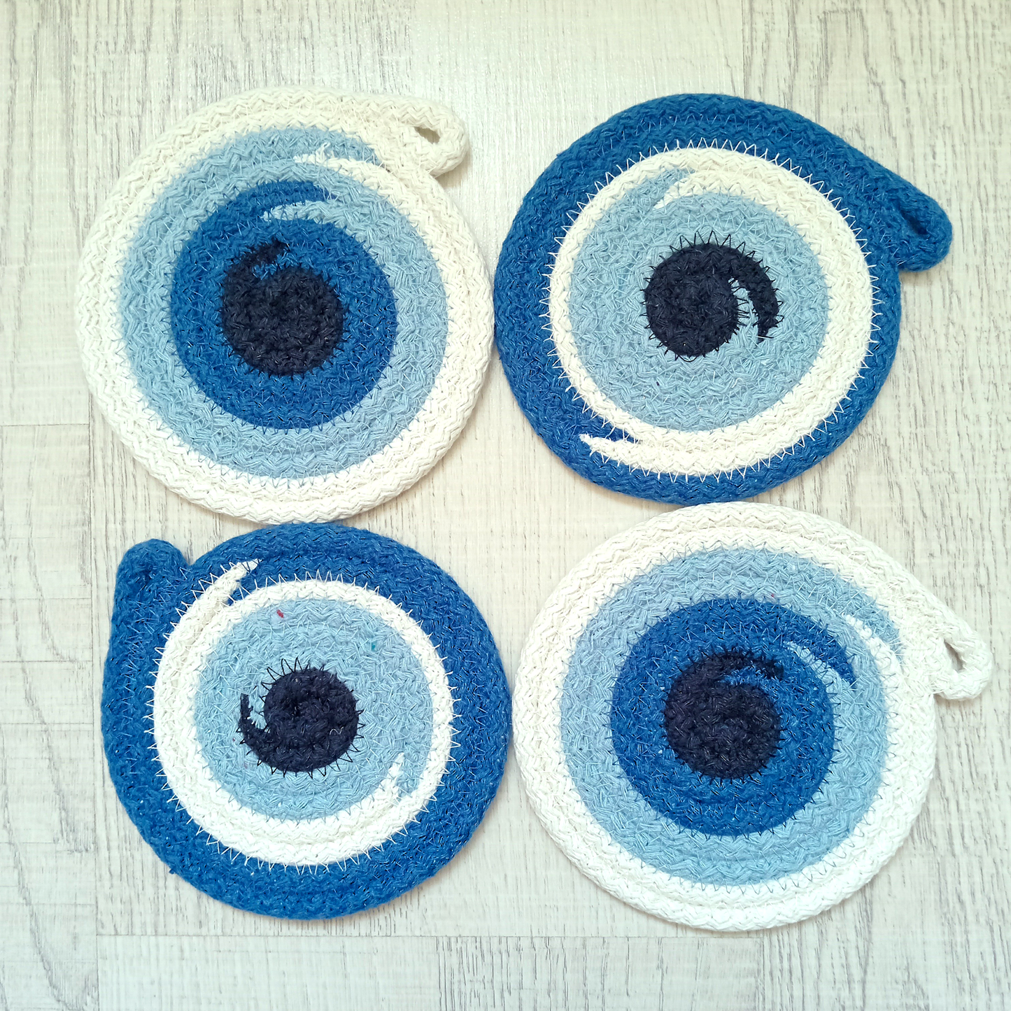 Evil Eye Rope Coaster Set