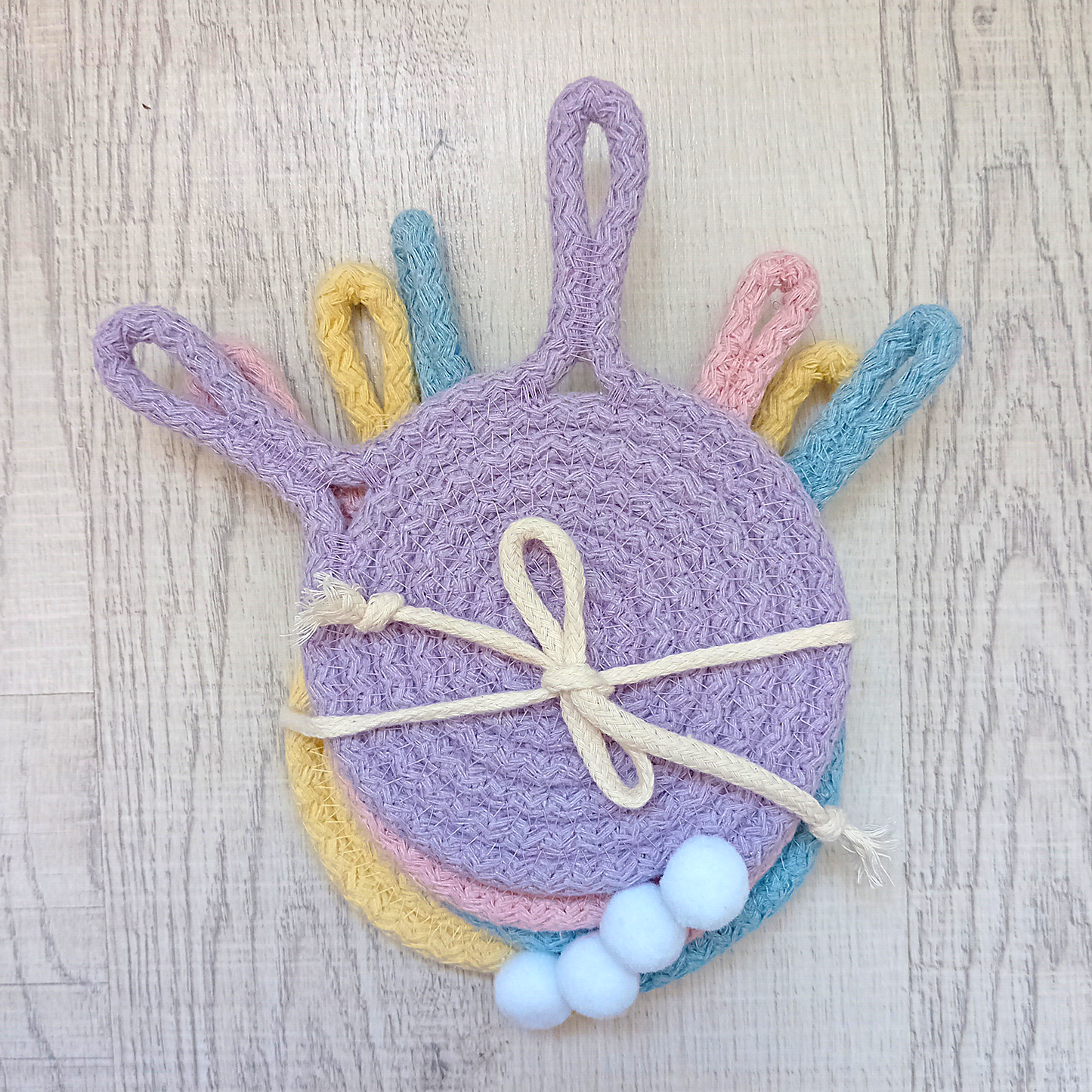 Pastel Rope Coaster Set