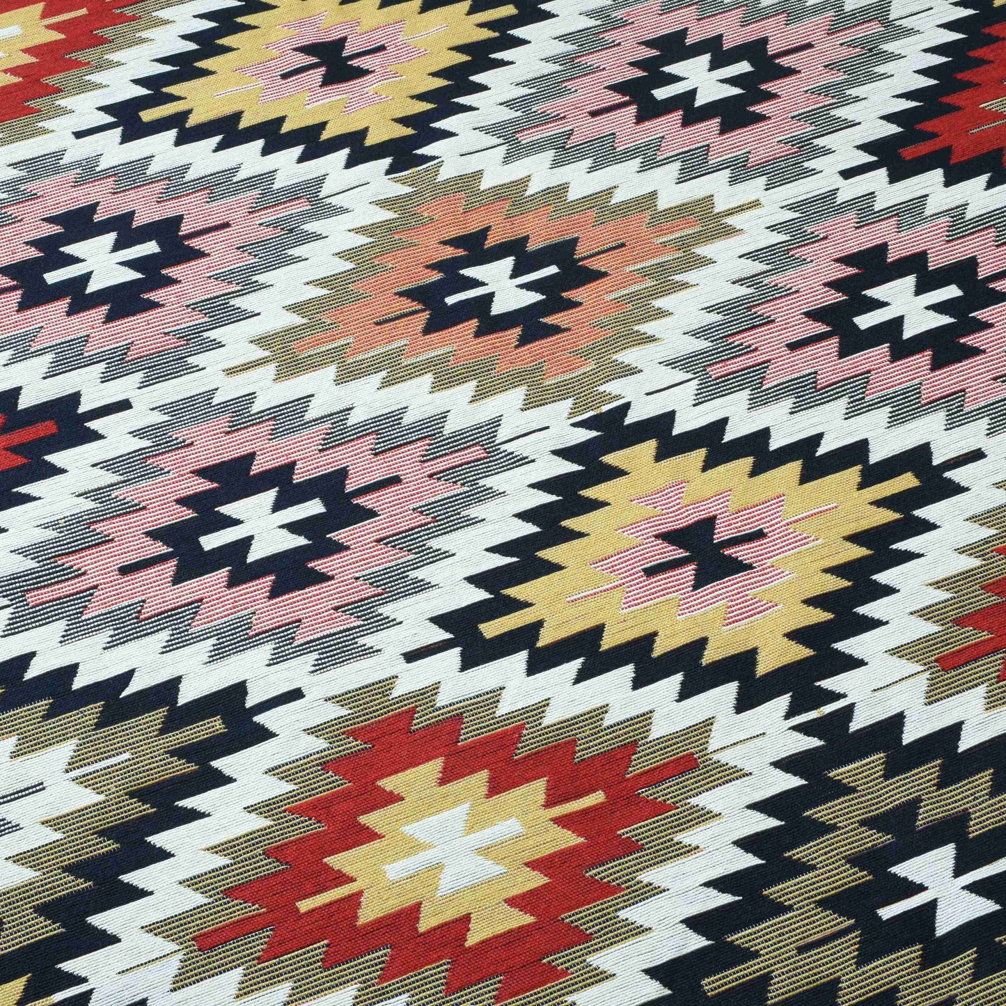 Arya Red Vivid Rug - Detail View | Artistry Home