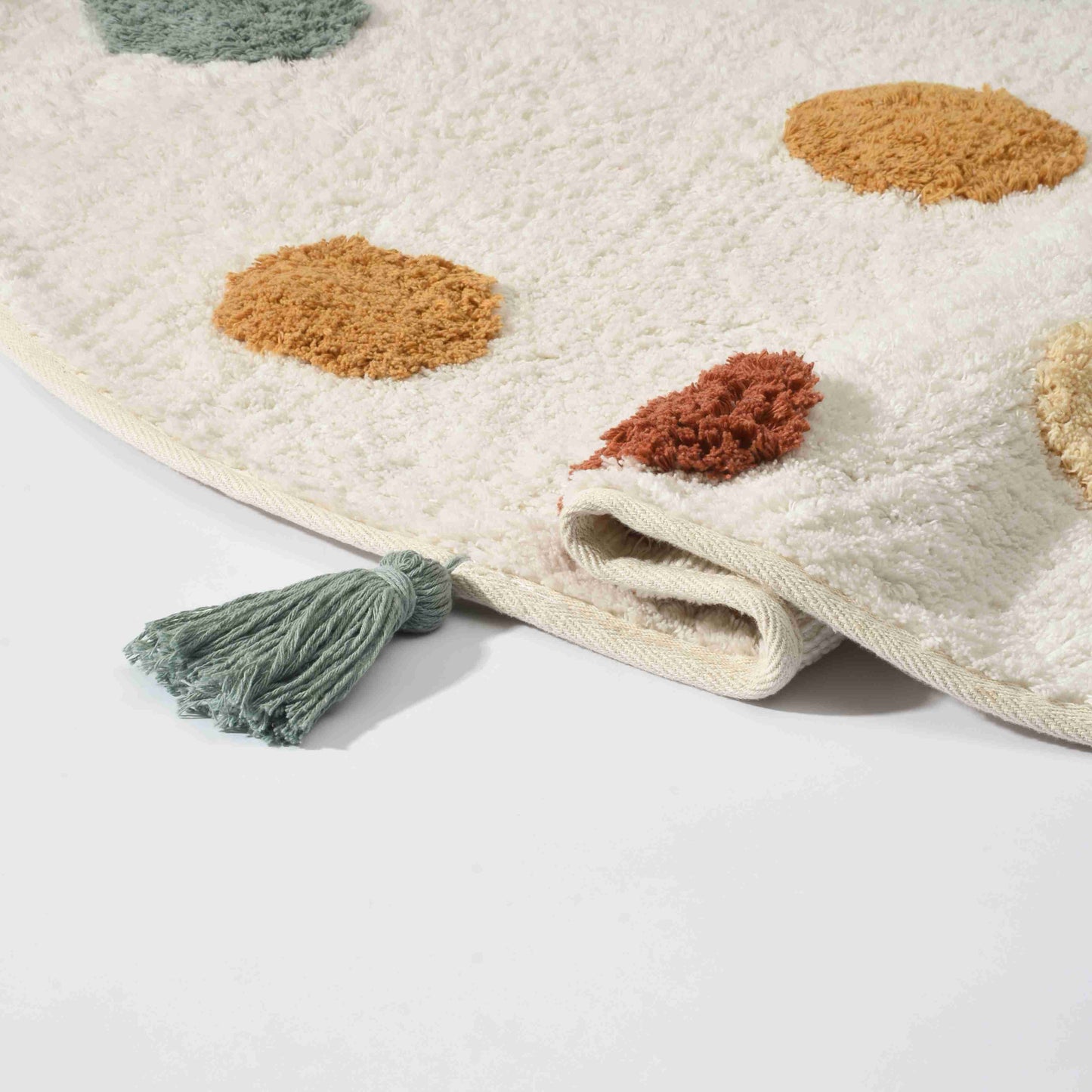 Cotton Boon Dots Round Rug | Artistry Home
