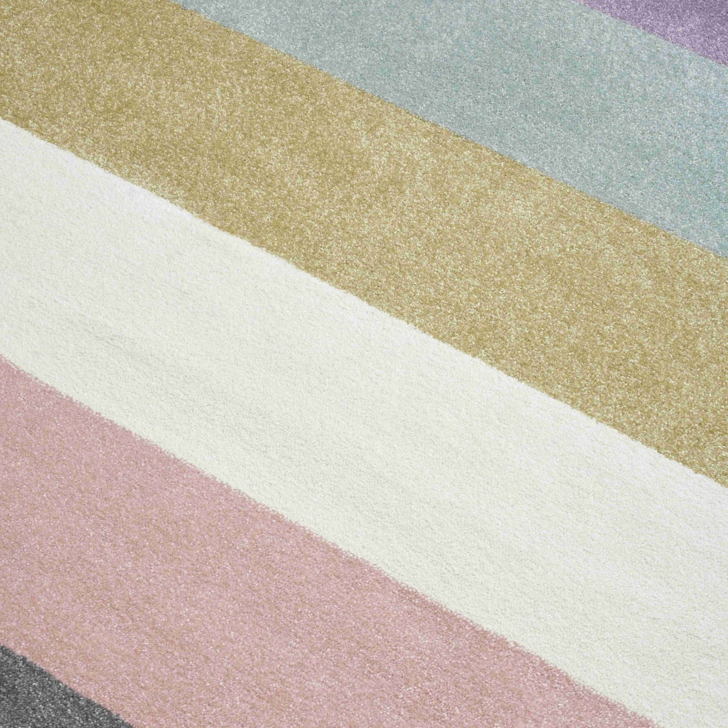 Pastel Stripes Rug - Detail View | Artistry Home