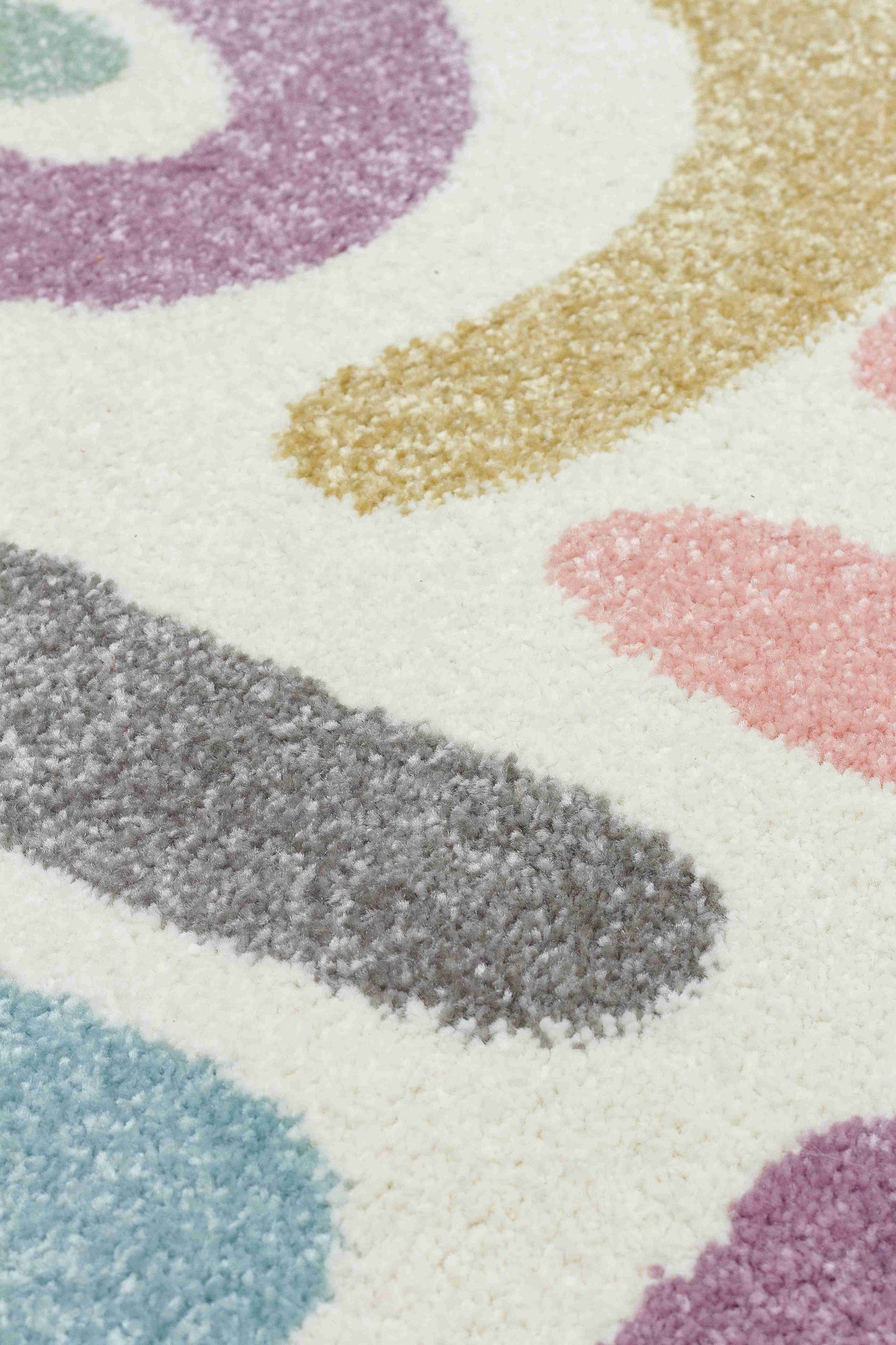 Pastel Rainbow Rug - Detail View | Artistry Home