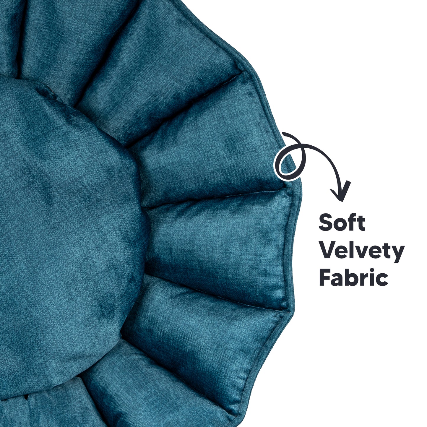 Oyster Pet Bed Blue