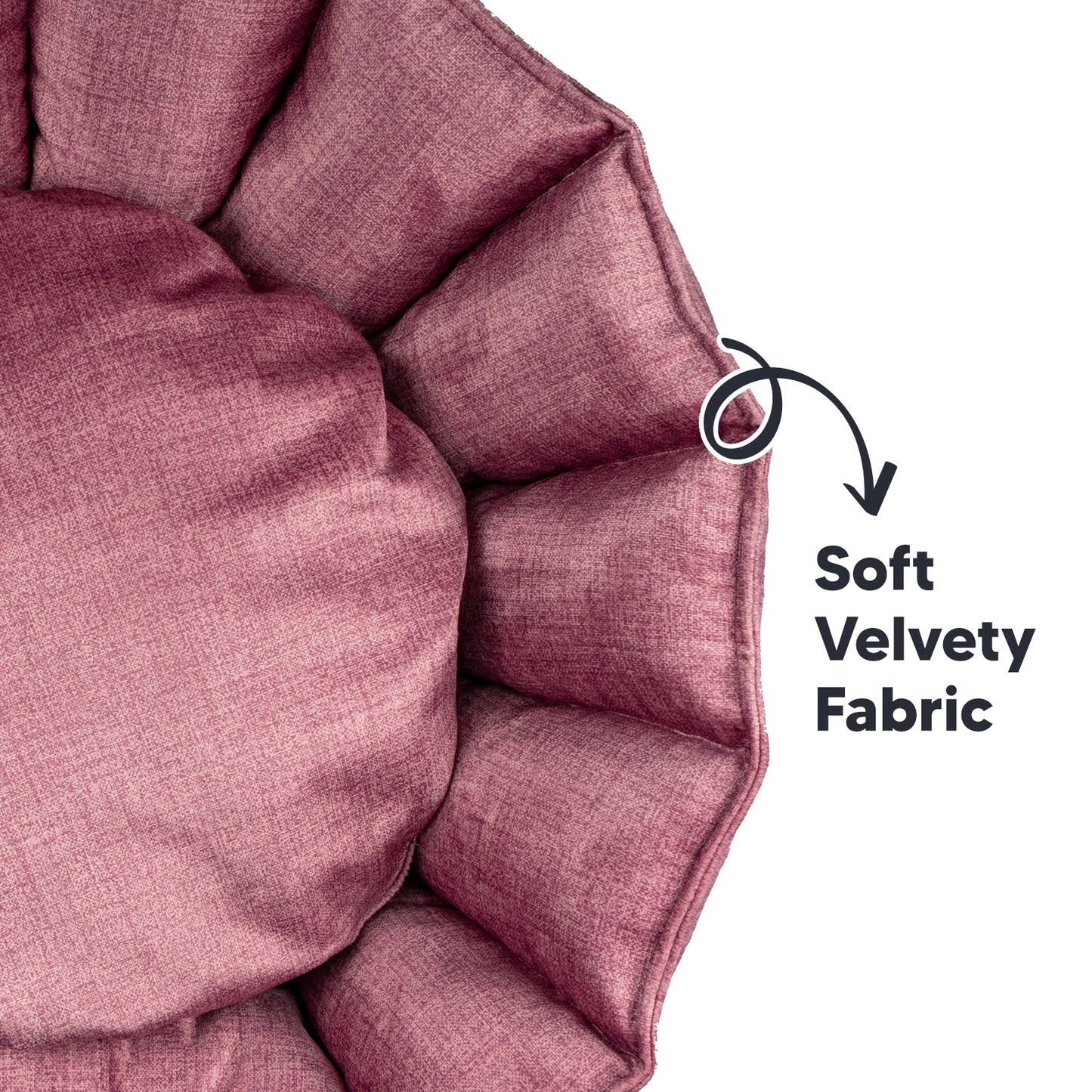 Oyster Pet Bed Pink