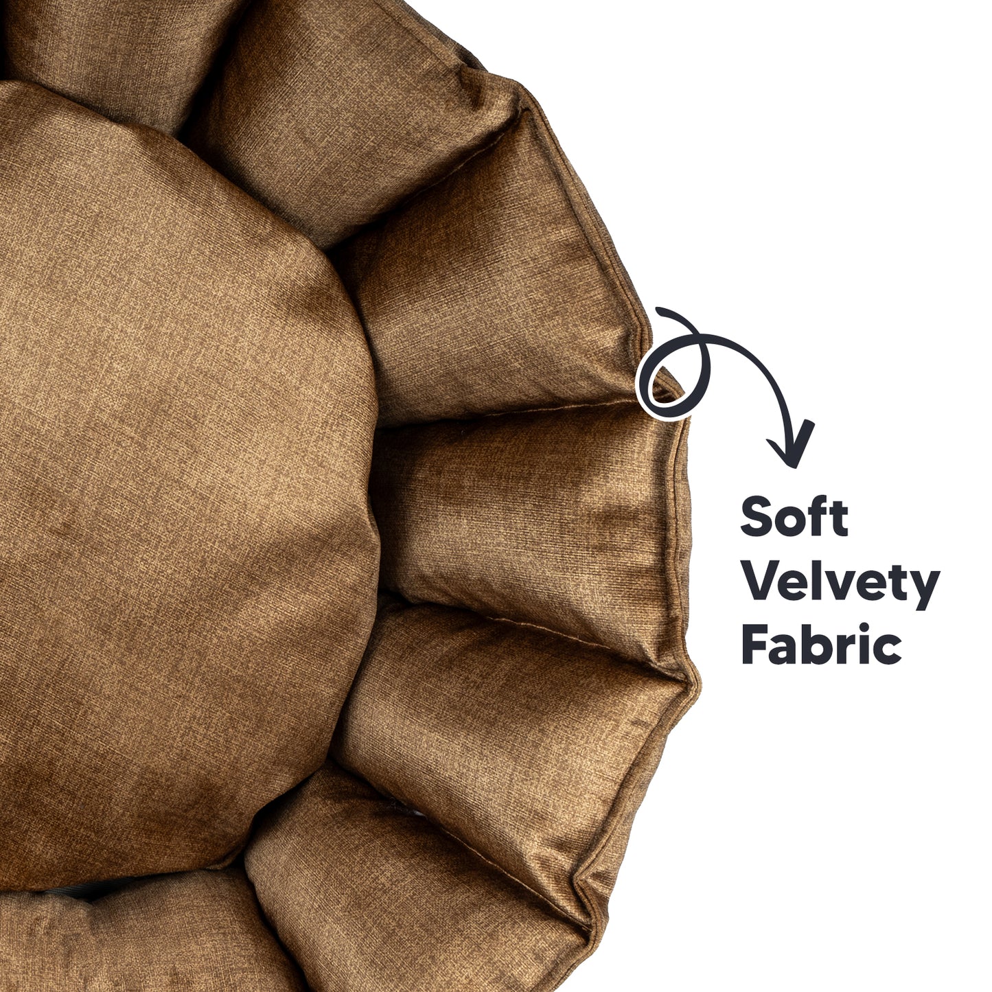 Oyster Pet Bed Bronze