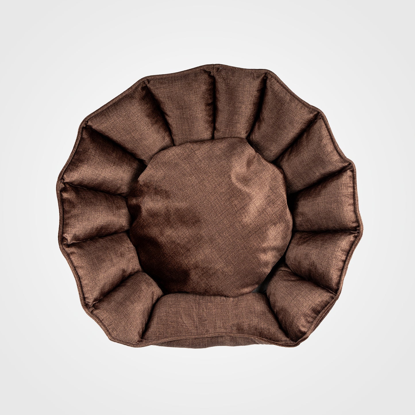 Oyster Pet Bed Brown