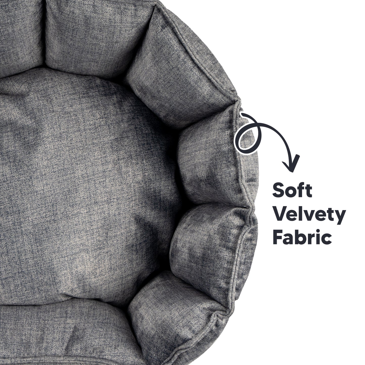 Oyster Pet Bed Light Grey