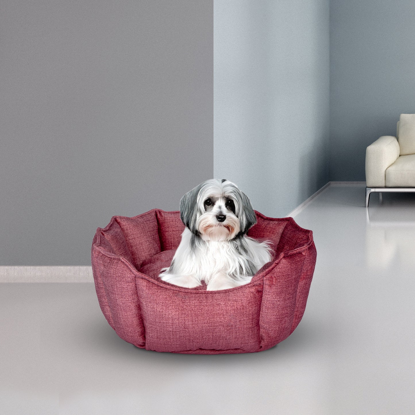 Oyster Pet Bed Pink