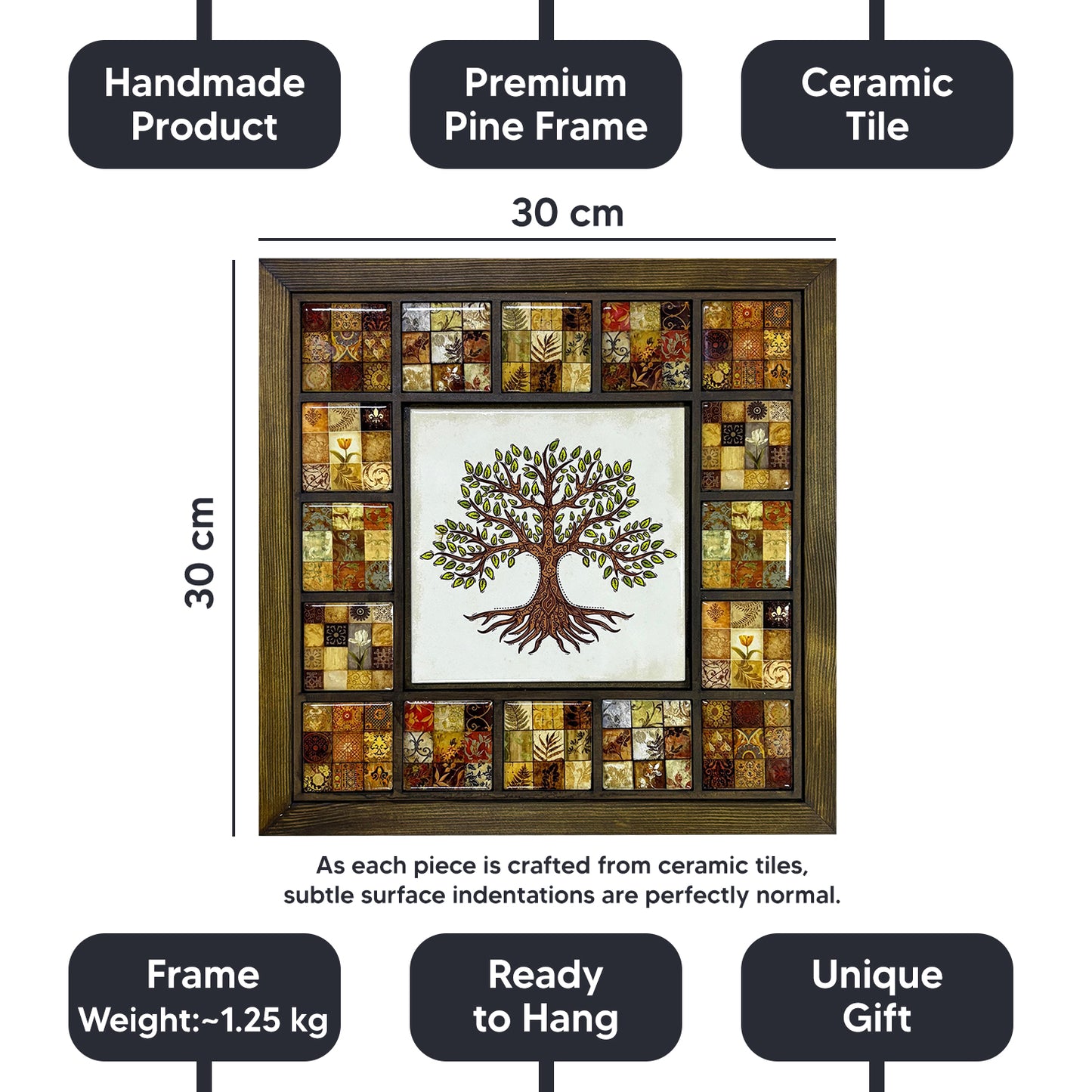 Rustic Tree of Life Mosaic