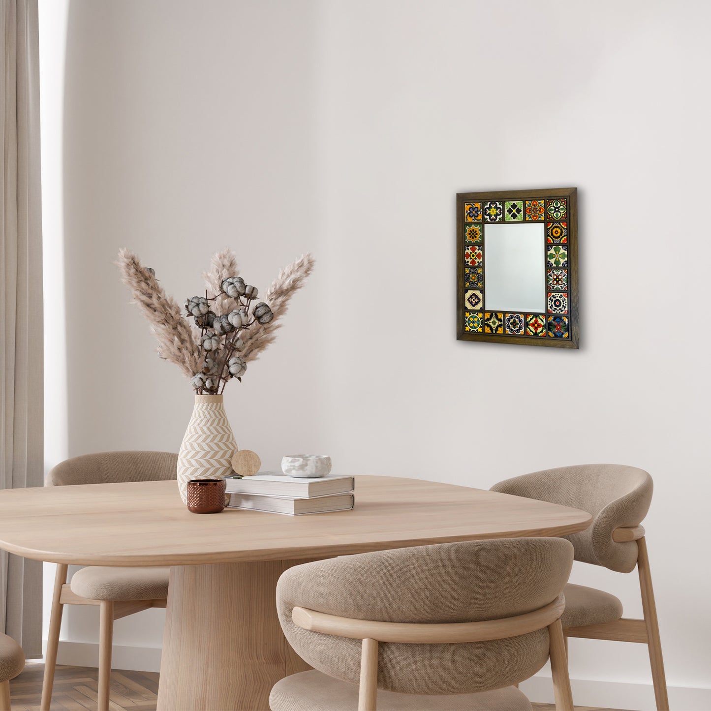 Festival Tile Mosaic Mirror 30 × 35 cm