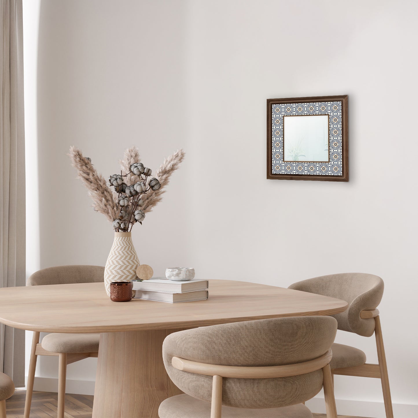 Marble Art Square Mirror