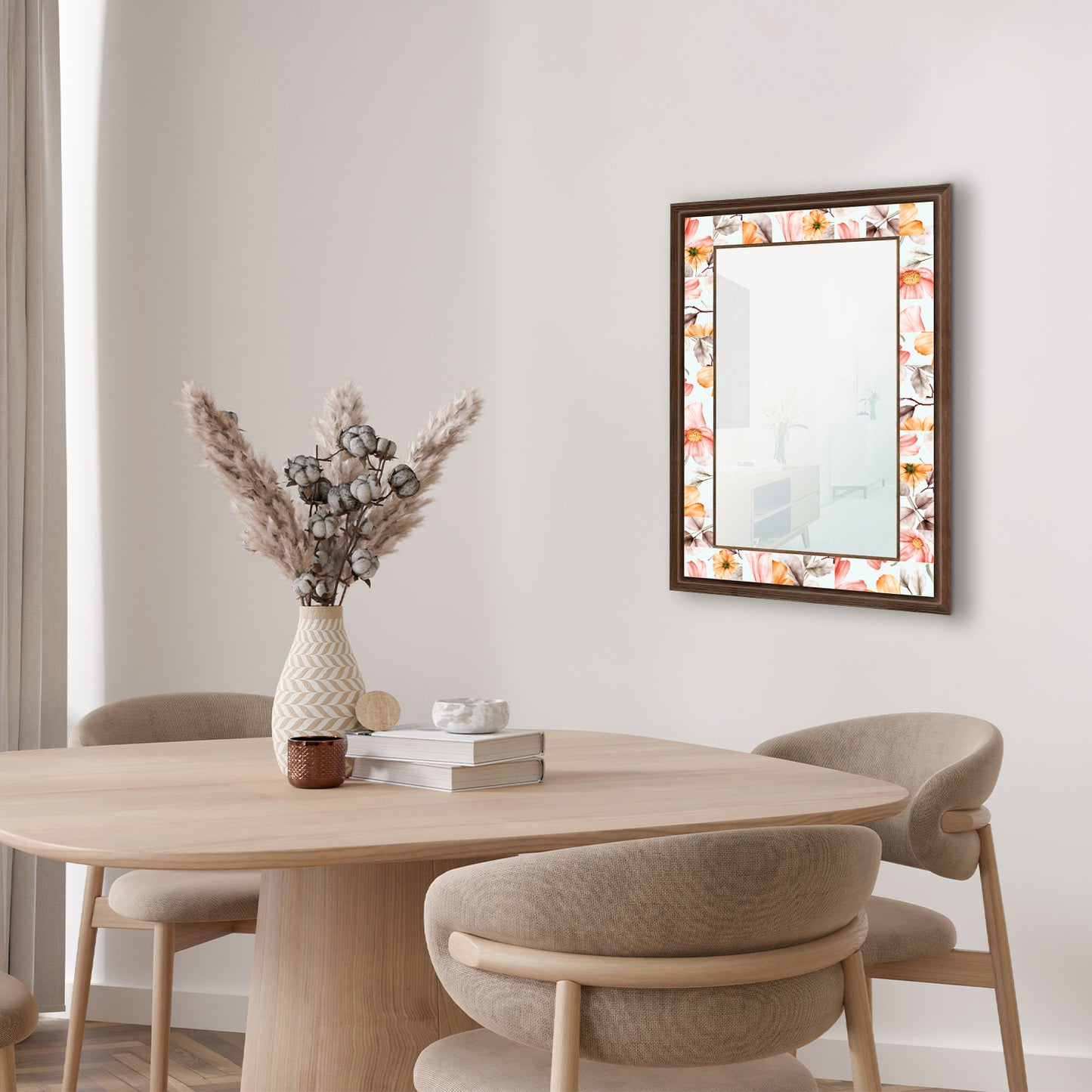 Floral Tempt Mirror with table | Artistry Home
