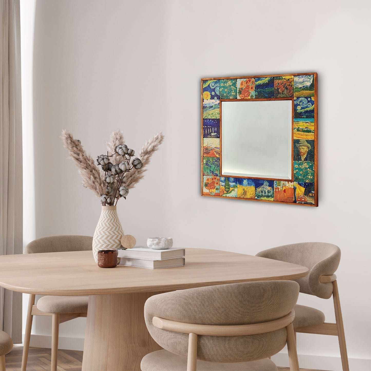 Van Gogh XL Mirror 62X62 cm