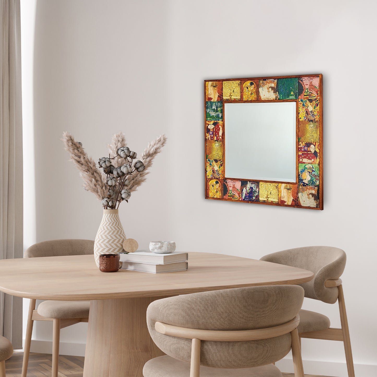 Gustav Klimt XL Mirror 62X62 cm
