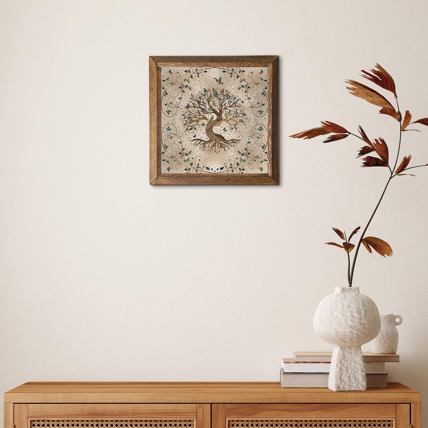 Tree Of Life Sand Stone Wall Art - Single Frame | Artistry Home