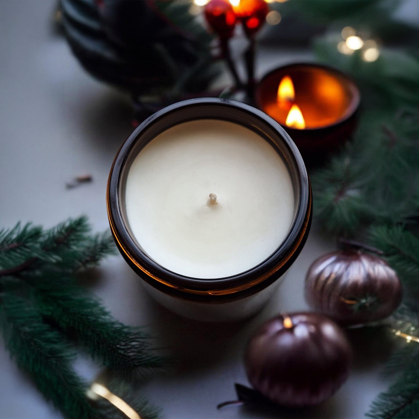 Cinnamon & Green Apple Soy Wax Candle