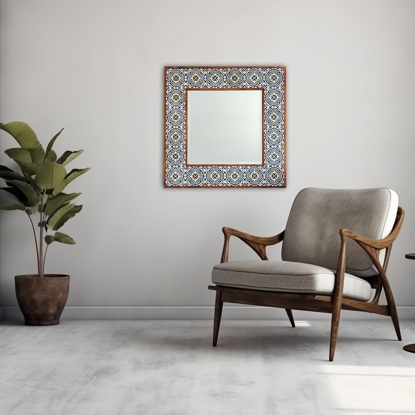 Heritage XL Mirror 62X62 cm