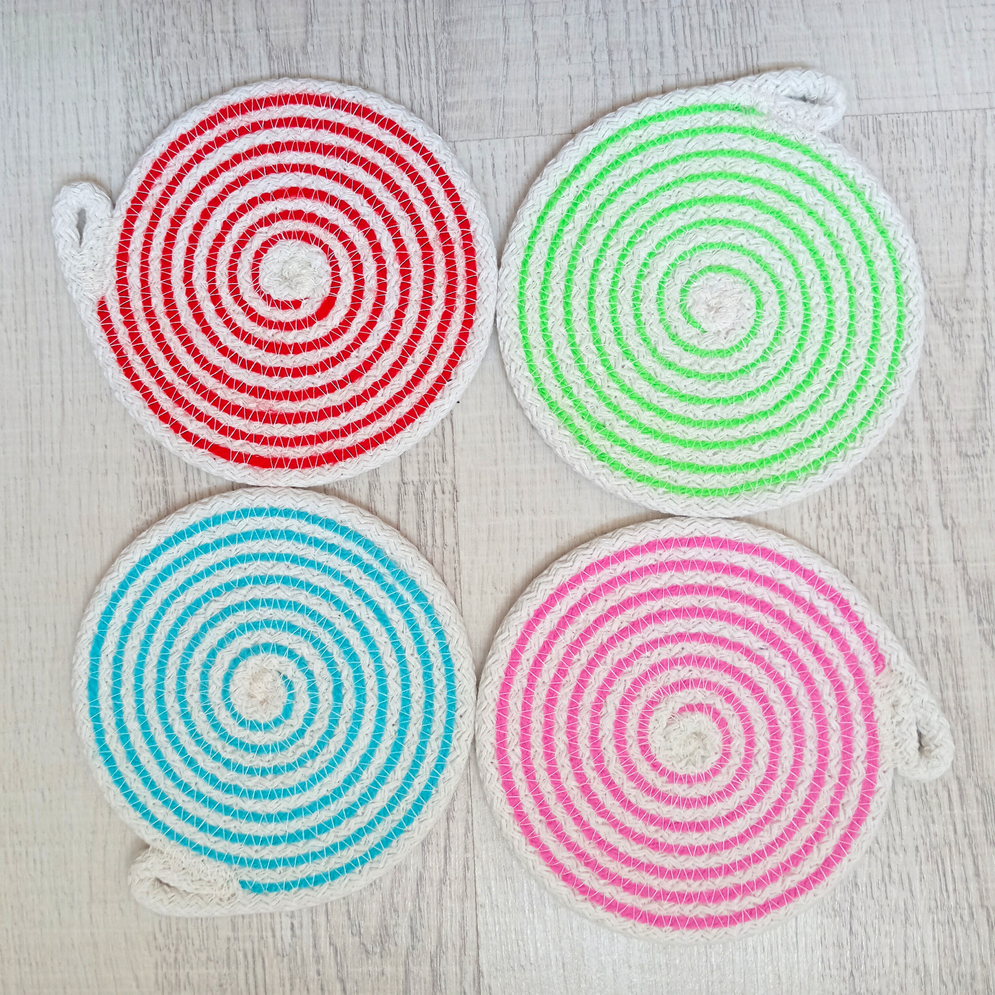 Spiral Rope Coaster Set