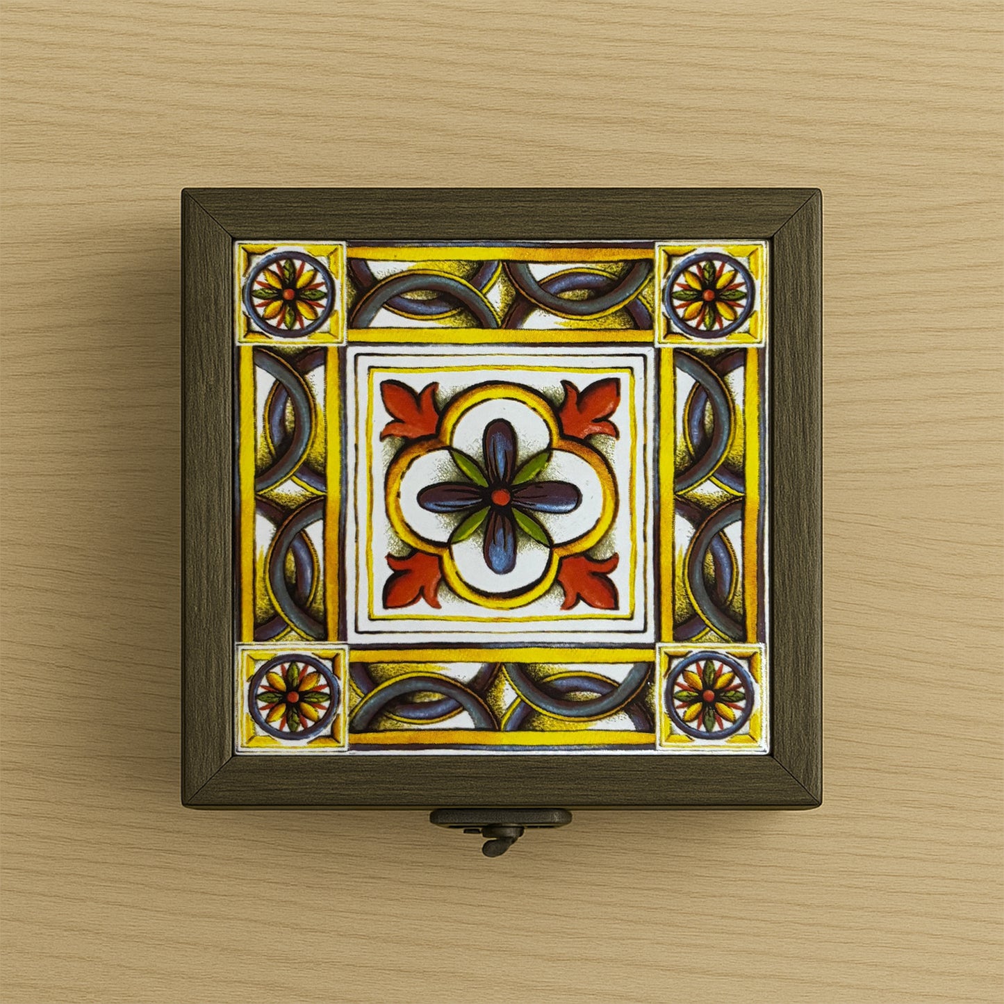 Anatolian Floral Tile Box