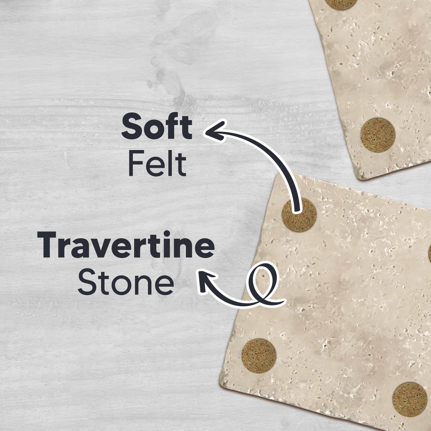 Sacred Tree of Life Stone Coaster Set