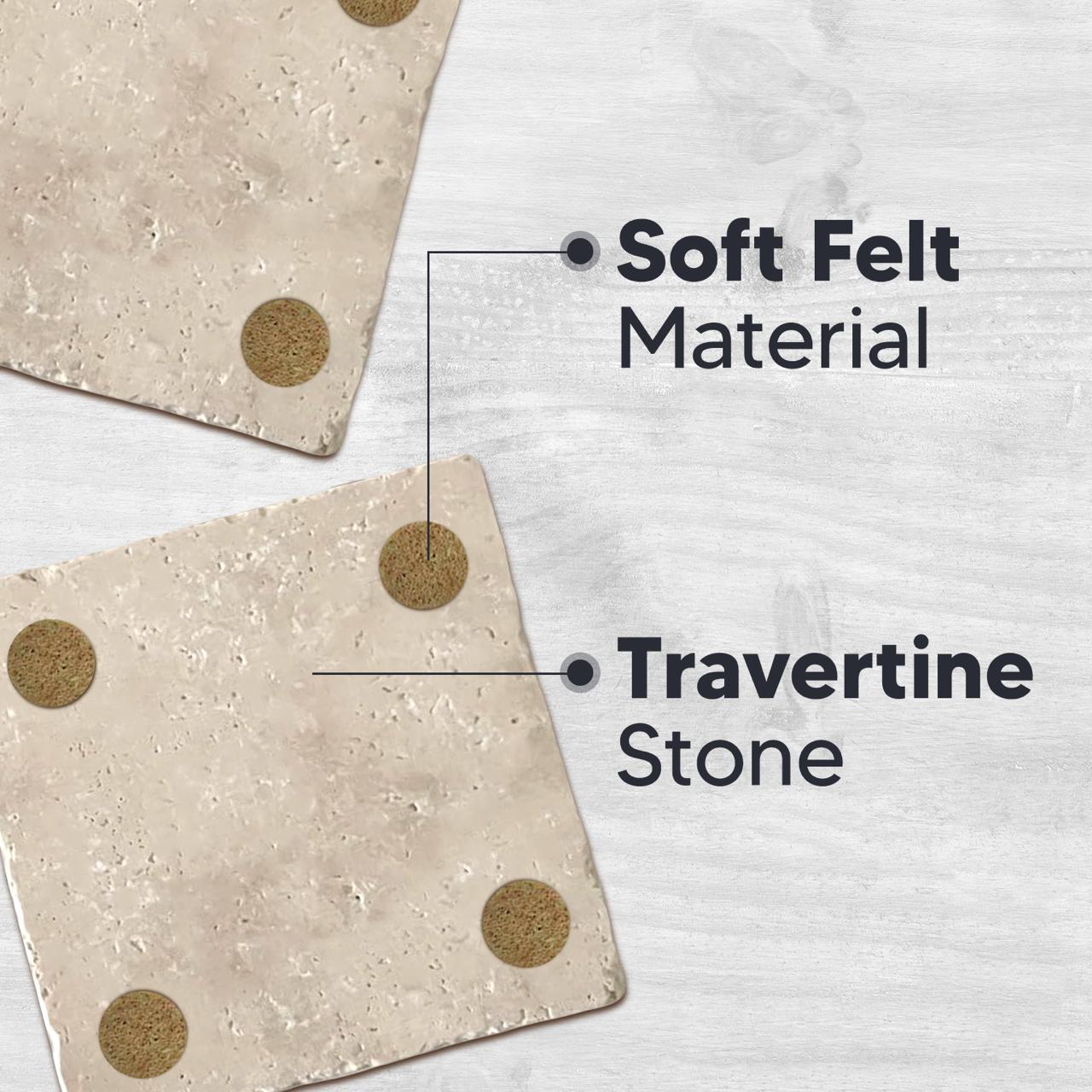 Van Gogh Masterpiece Stone Coaster Set