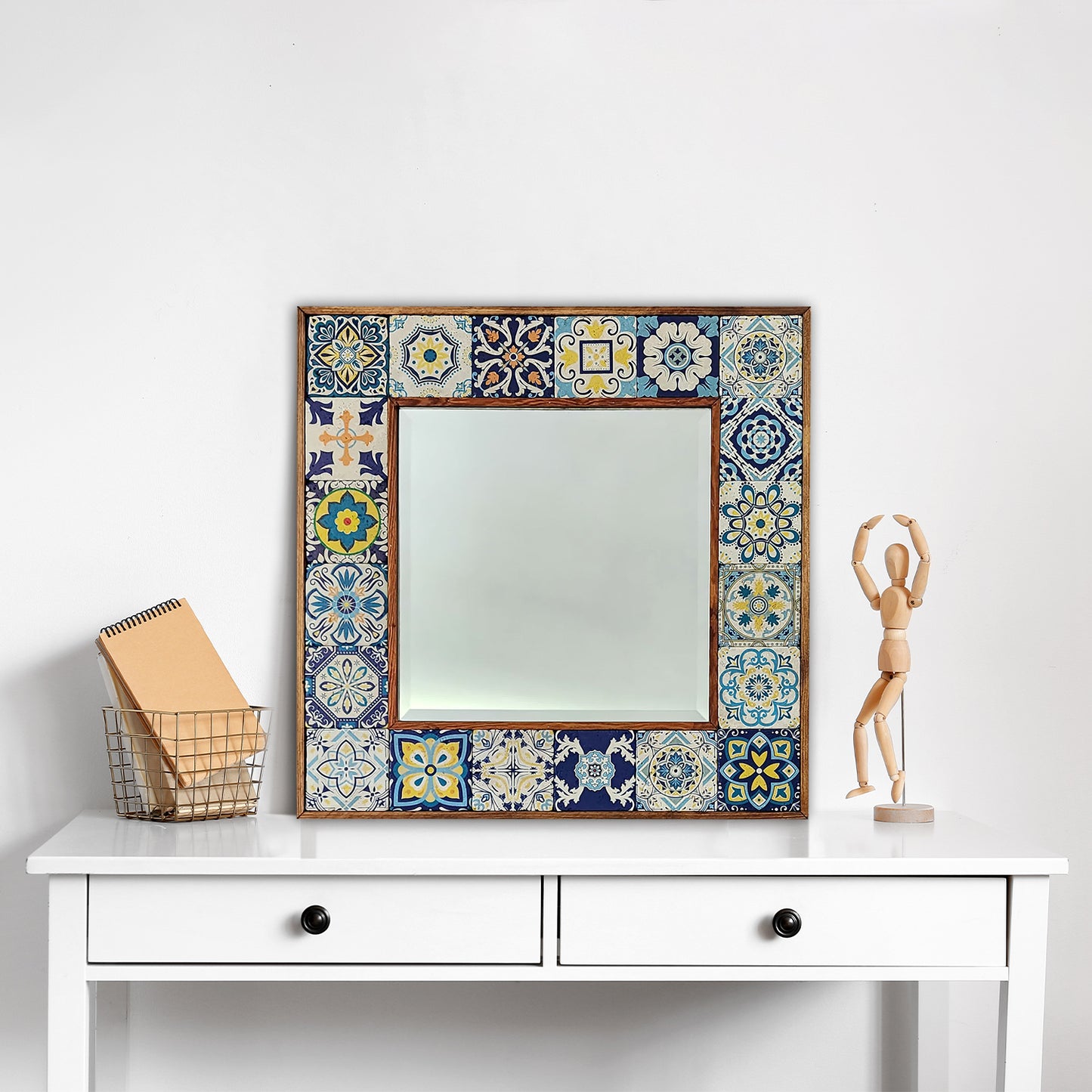 Aegean Tiles XL Mirror 62X62 cm