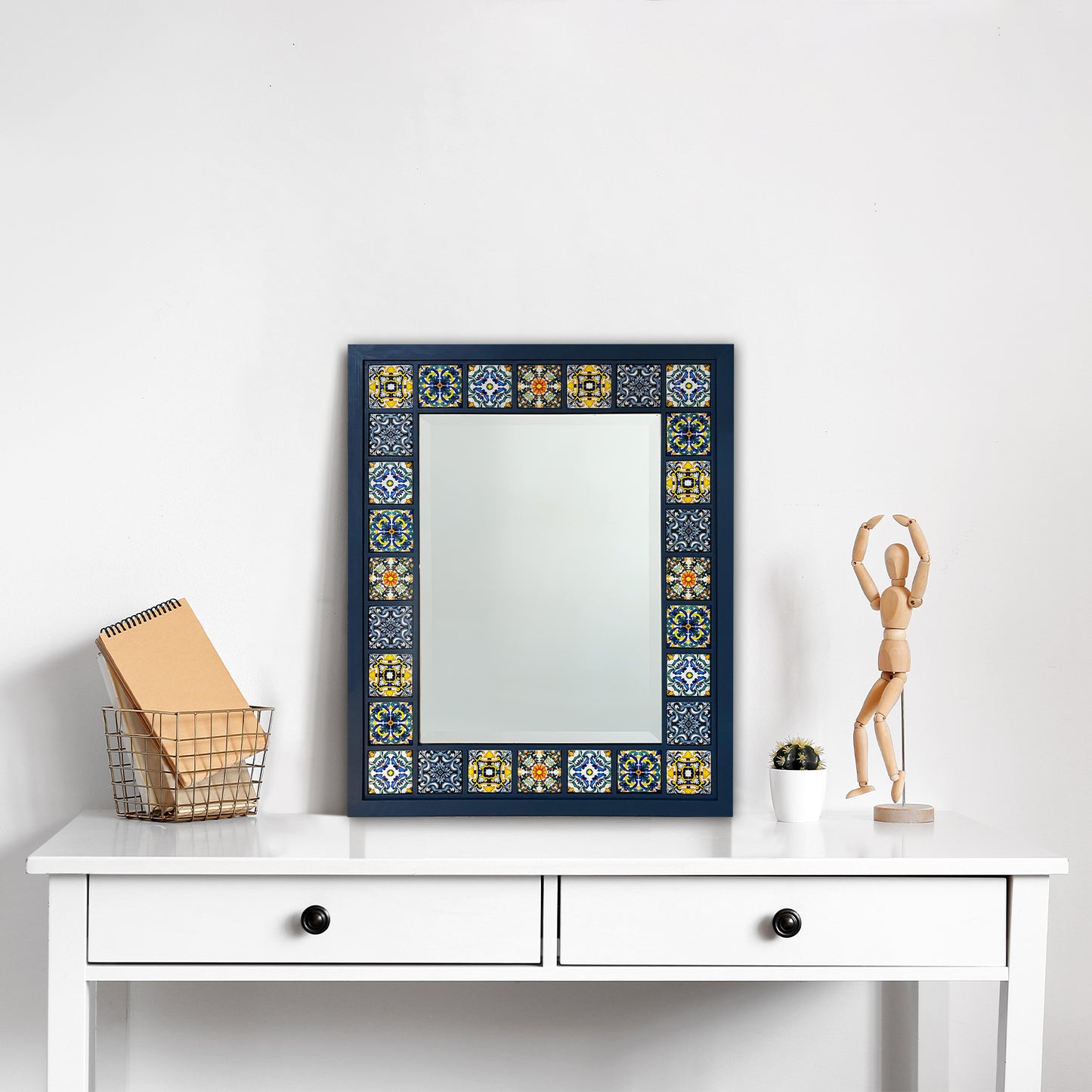 Anatolian Tile Mirror 41 × 51 cm