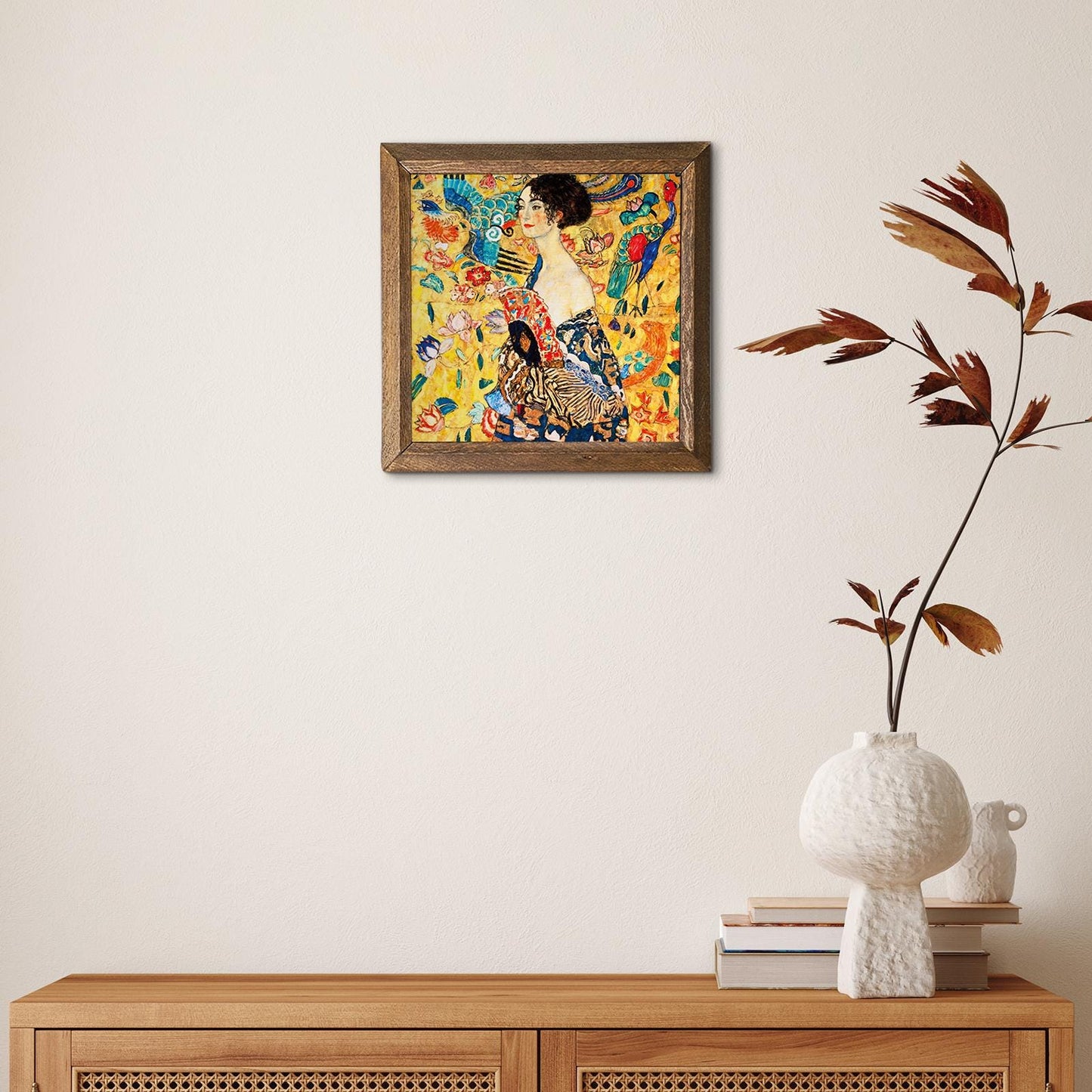 Gustav Klimt Art Lady Stone Wall Art - Handmade | Artistry Home