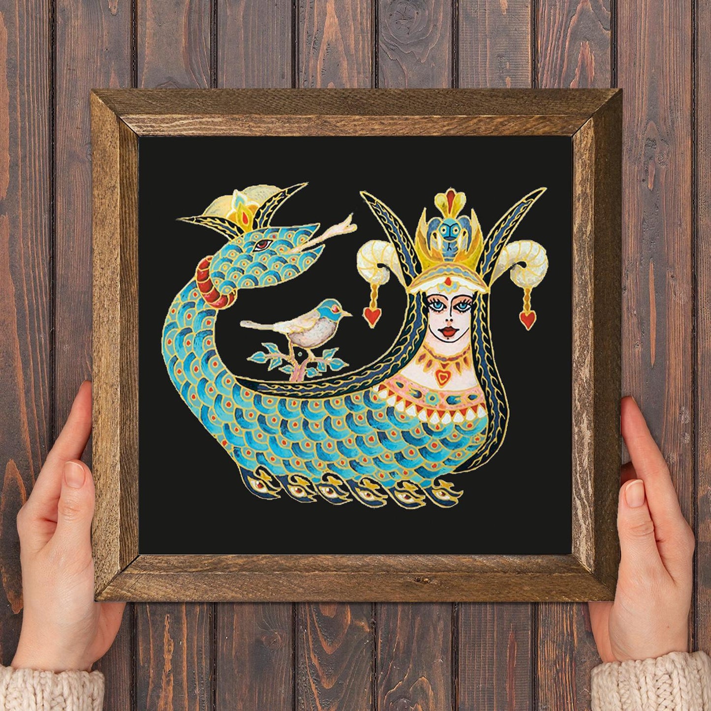 Lion Lizard Sahmeran Natural Stone Wall Art - Natural Stone | Artistry Home