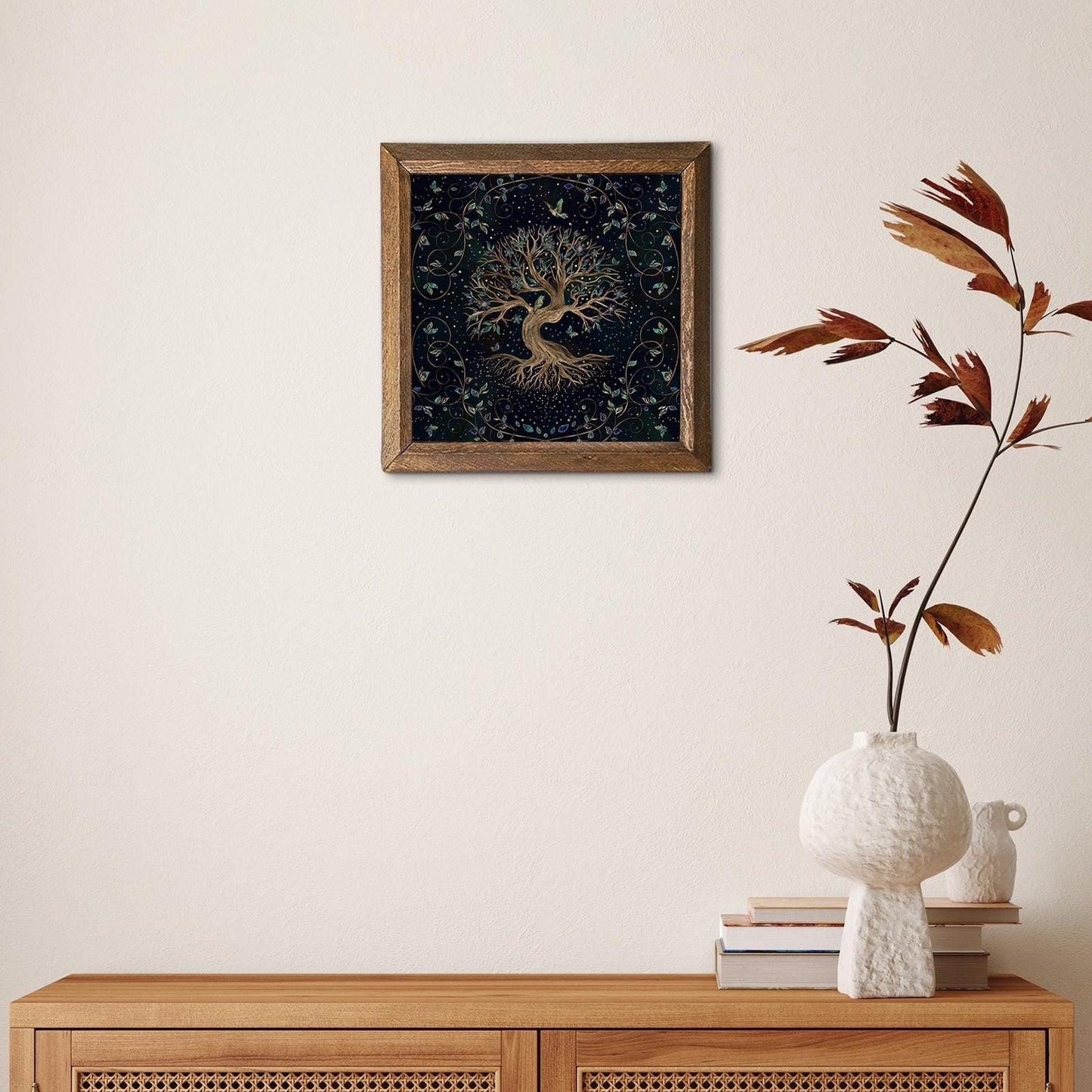 Tree Of Life Twilight Stone Wall Art - Natural | Artistry Home