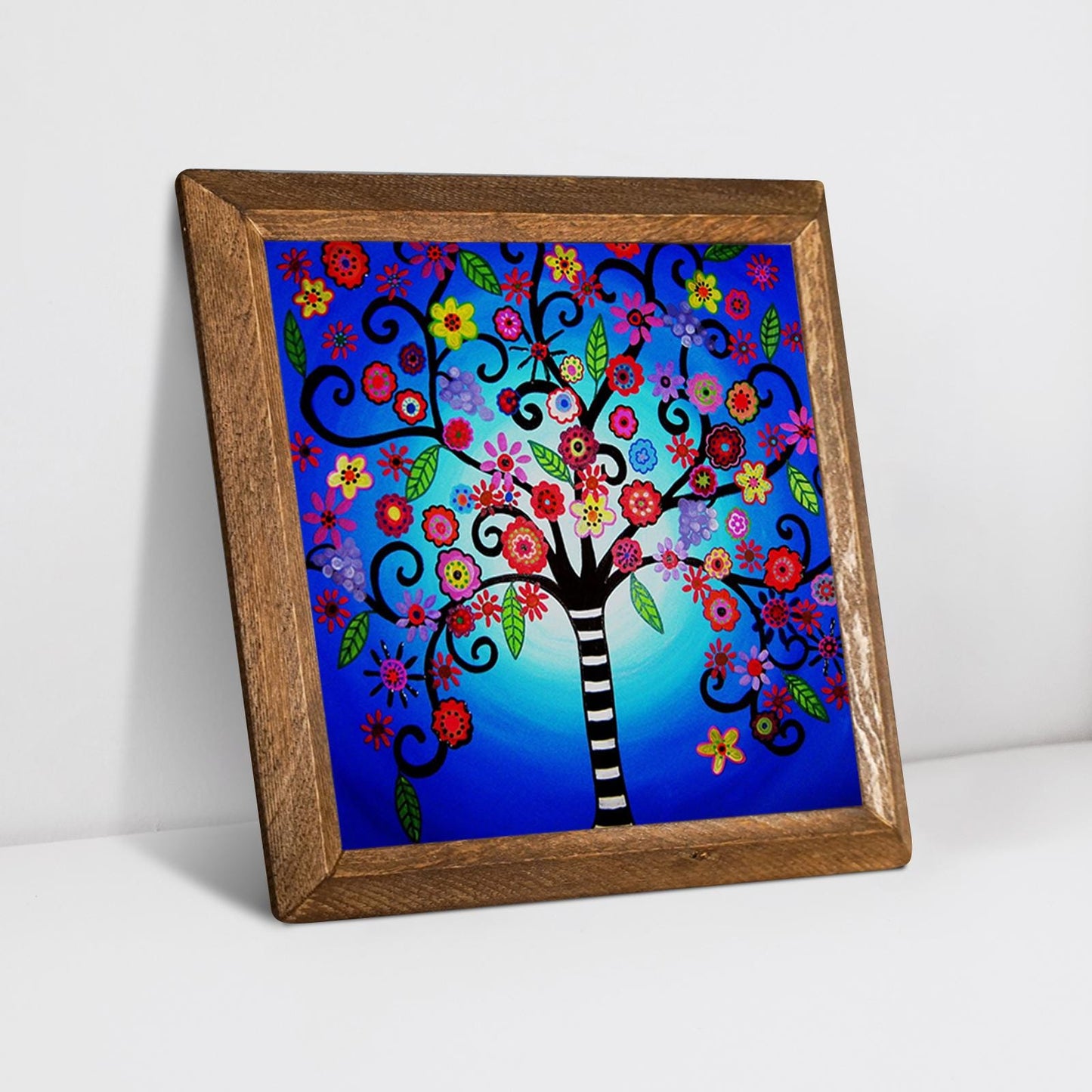 Tree Of Life Rainbow Stone Wall Art - Spiritual | Artistry Home