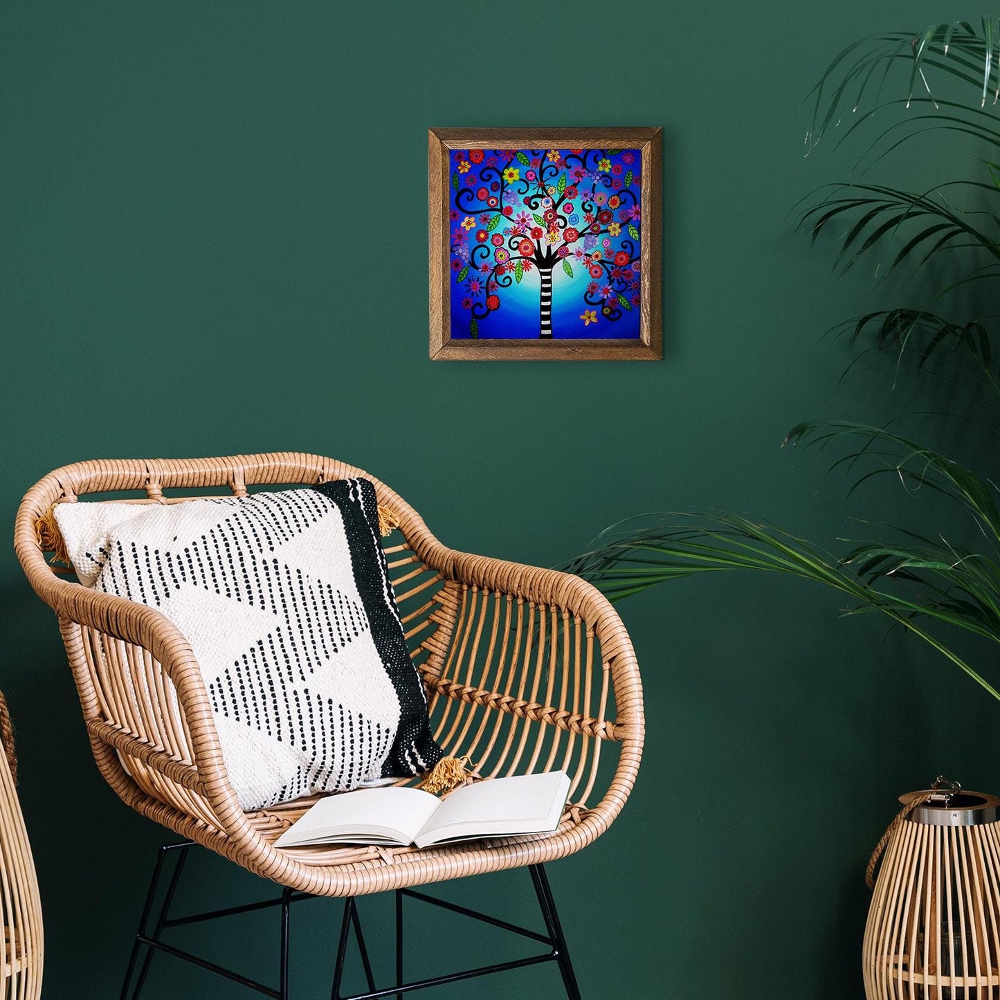 Tree Of Life Rainbow Stone Wall Art - Natural | Artistry Home