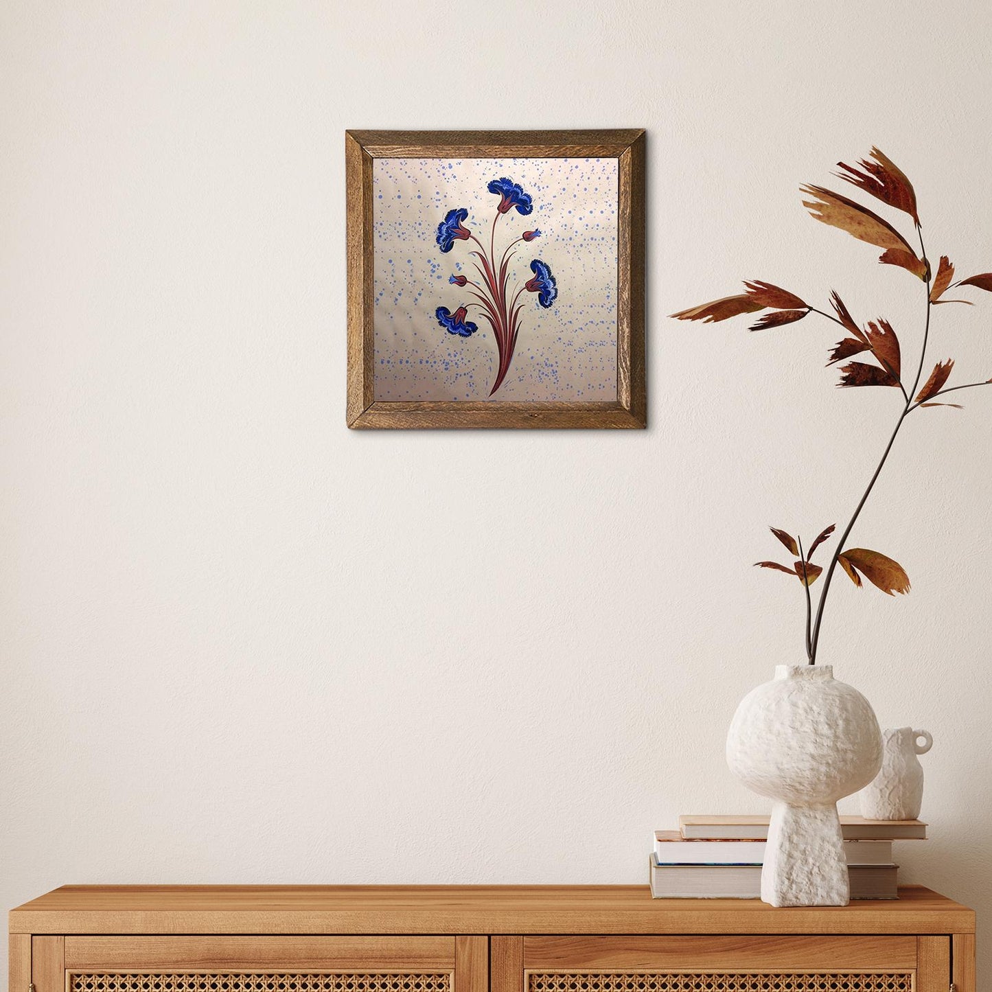 Marble Art Flower Natural Stone Wall Art - Handmade | Artistry Home