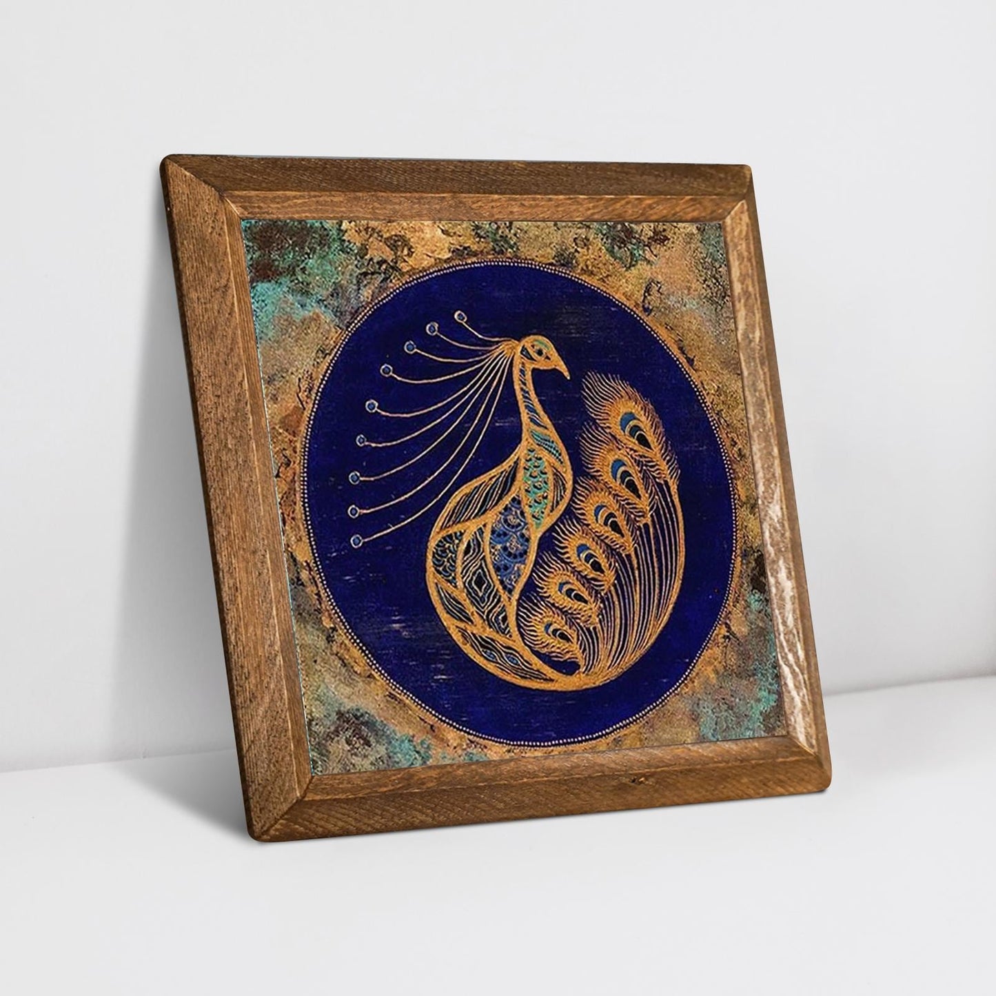 Peacock Natural Stone Wall Art - Peacock | Artistry Home