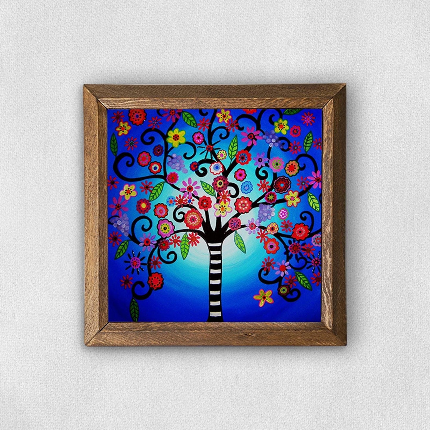 Tree Of Life Rainbow Stone Wall Art | Artistry Home