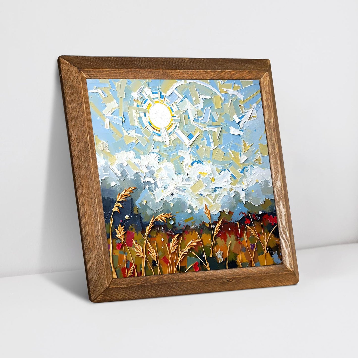 Sun Harvest Natural Stone Wall Art - Ceramic Wall Art | Artistry Home