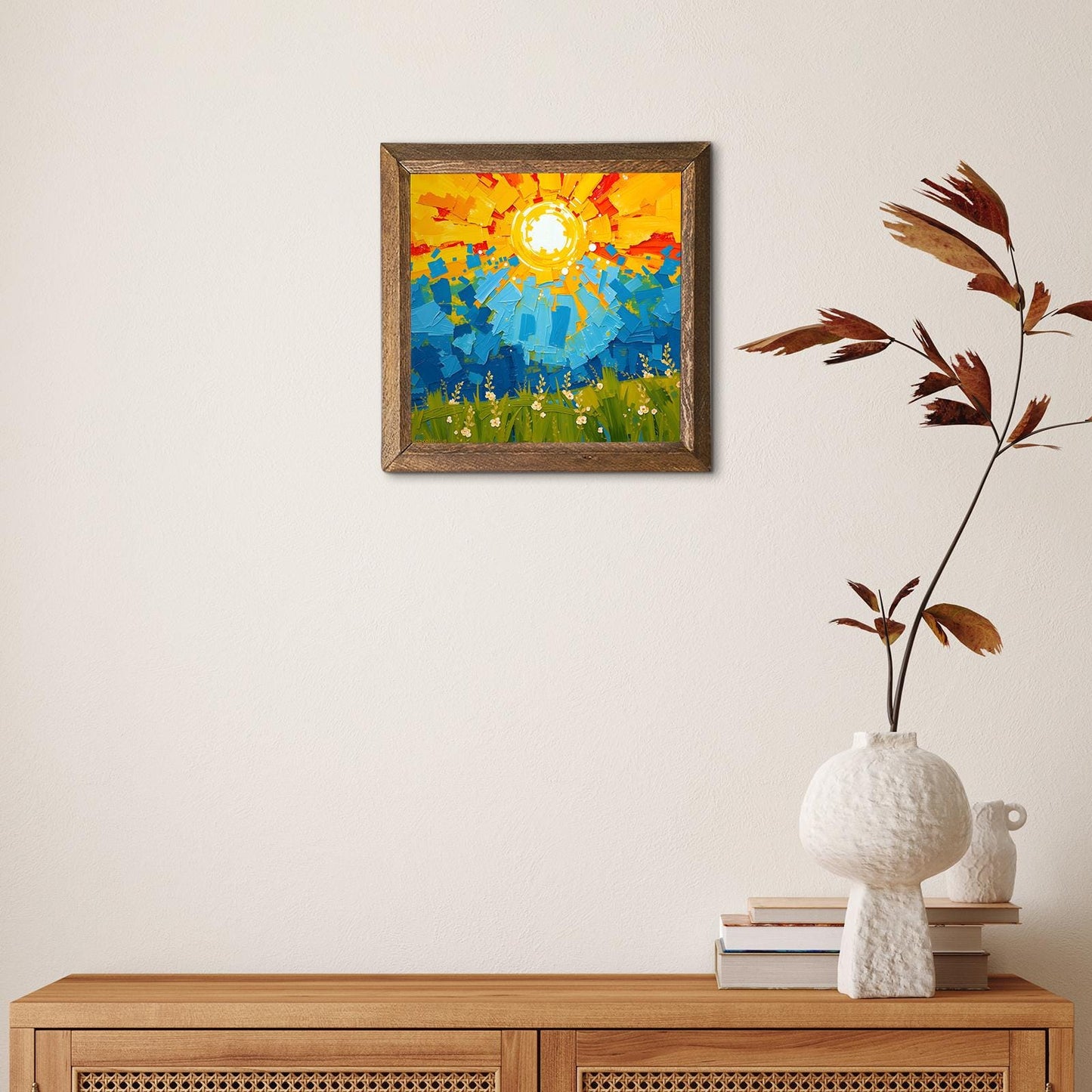 First Light Natural Stone Wall Art - Botanical Wall Art | Artistry Home